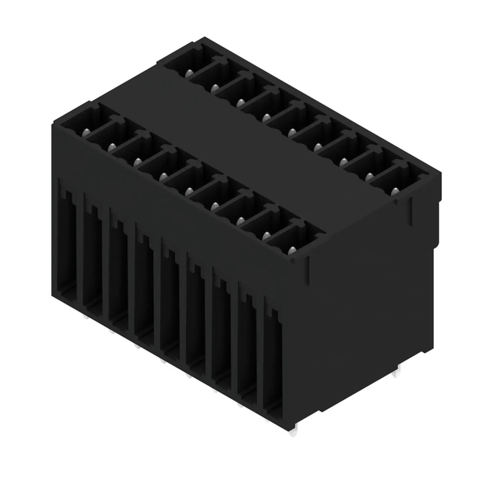 Weidmüller 1031030000 PCB connector (board connection), 160 V, 17.5 A, Pitch in mm: 3.81, Number of poles: 18, THT/THR solder connection, Box (img_001)