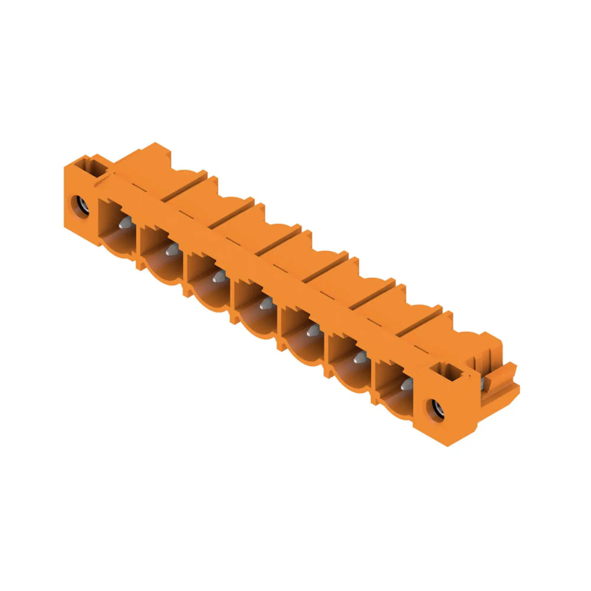 Weidmüller 1096080000 PCB connector (board connection), 500 V, 29 A, Pitch in mm: 7.62, Number of poles: 7, THT solder connection, Box (img_001)