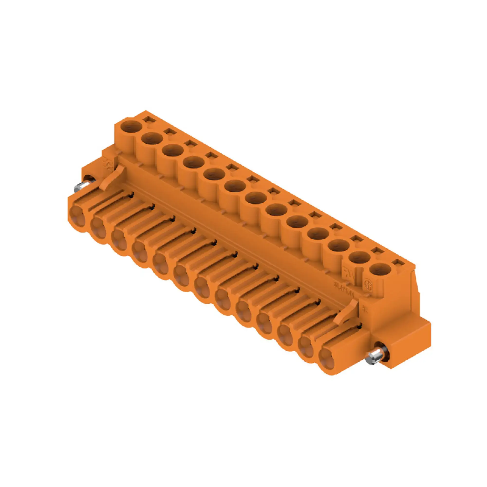 Weidmüller 1955690000 PCB connector (wire connection), 320 V, 23 A, Pitch in mm: 5.00, 4 mm², Number of poles: 13, Clamping yoke connection, Box (img_001) Weidmüller 1955690000 PCB connector (wire connection), 320 V, 23 A, Pitch in mm: 5.00, 4 mm², Number of poles: 13, Clamping yoke connection, Box (img_001)
