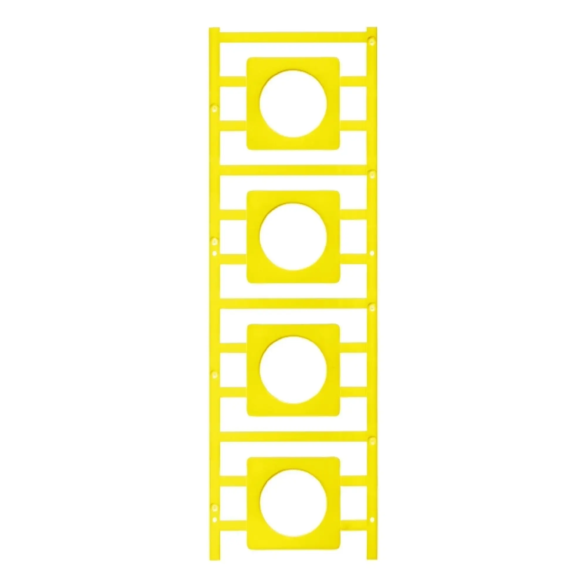 Weidmüller 1323540000 Device marking, Width: 42 mm, Polyamide 66, yellow, Operating temperature range: -40...60 °C (img_001)
