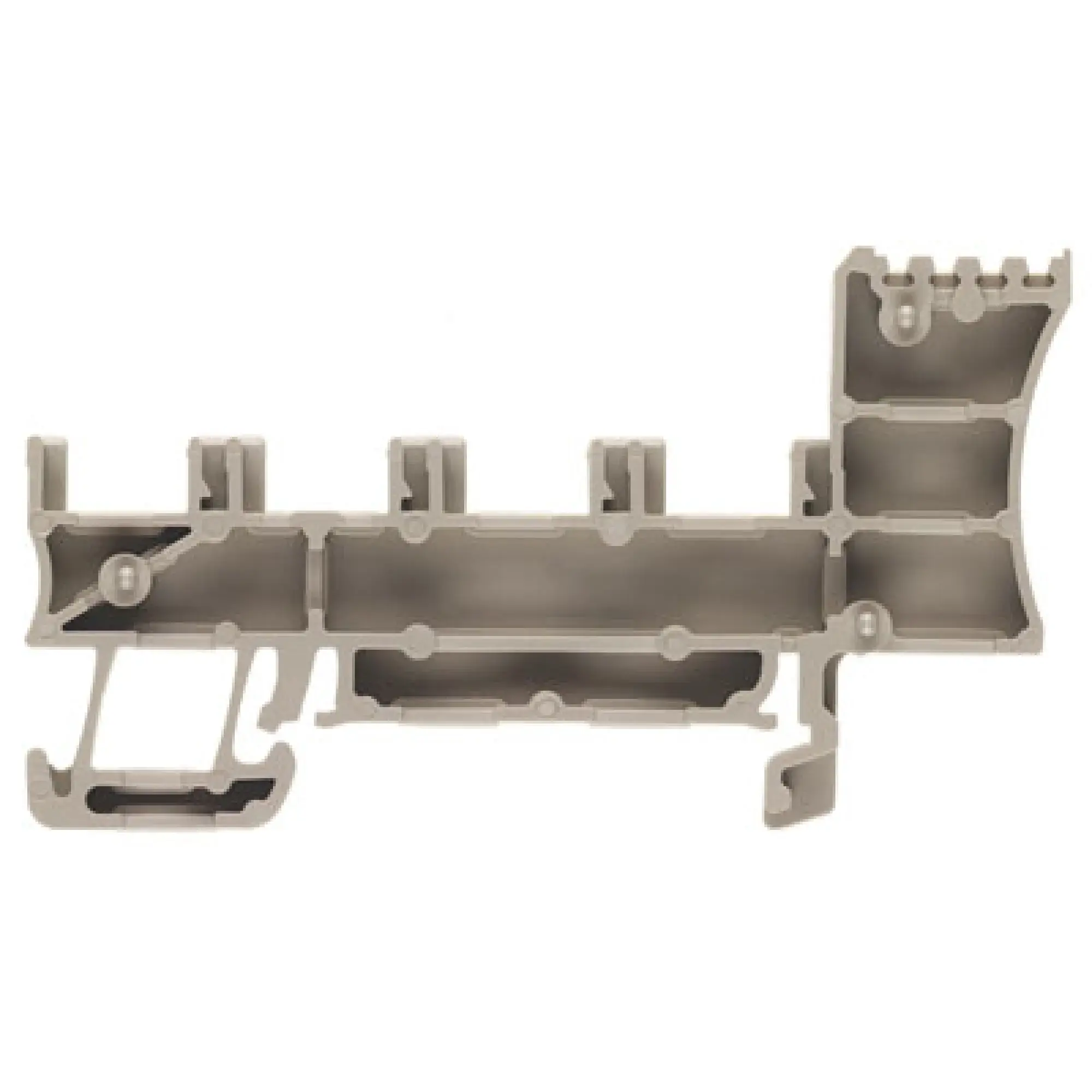 Weidmüller 1676630000 Potential distributor terminal, Miscellaneous, dark beige, 1.5 mm², 17.5 A, 250 V, Number of connections: 1, Number of levels: 1, TS 35, V-0, Wemid (img_001)