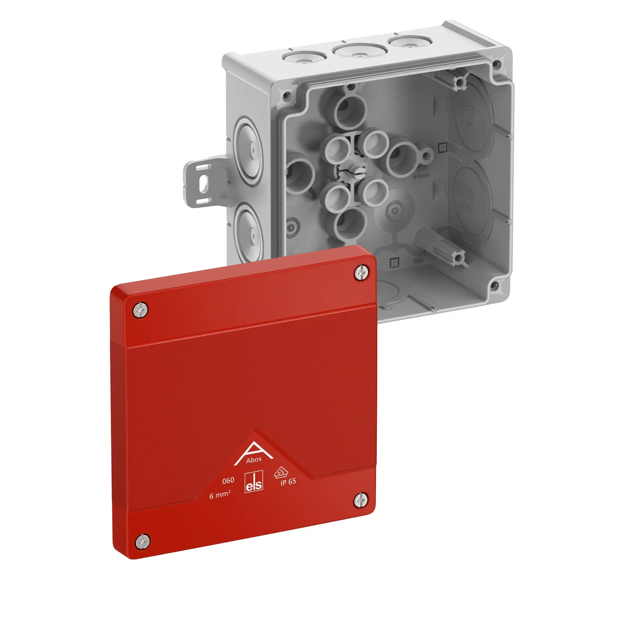 Spelsberg 80670101 Junction box, Type of protection IP66, max. 6², Impact strength IK07, Protection class II, Ui 1000V AC, Ui 1000V DC, DLG, VDE, Halogen free (img_001)