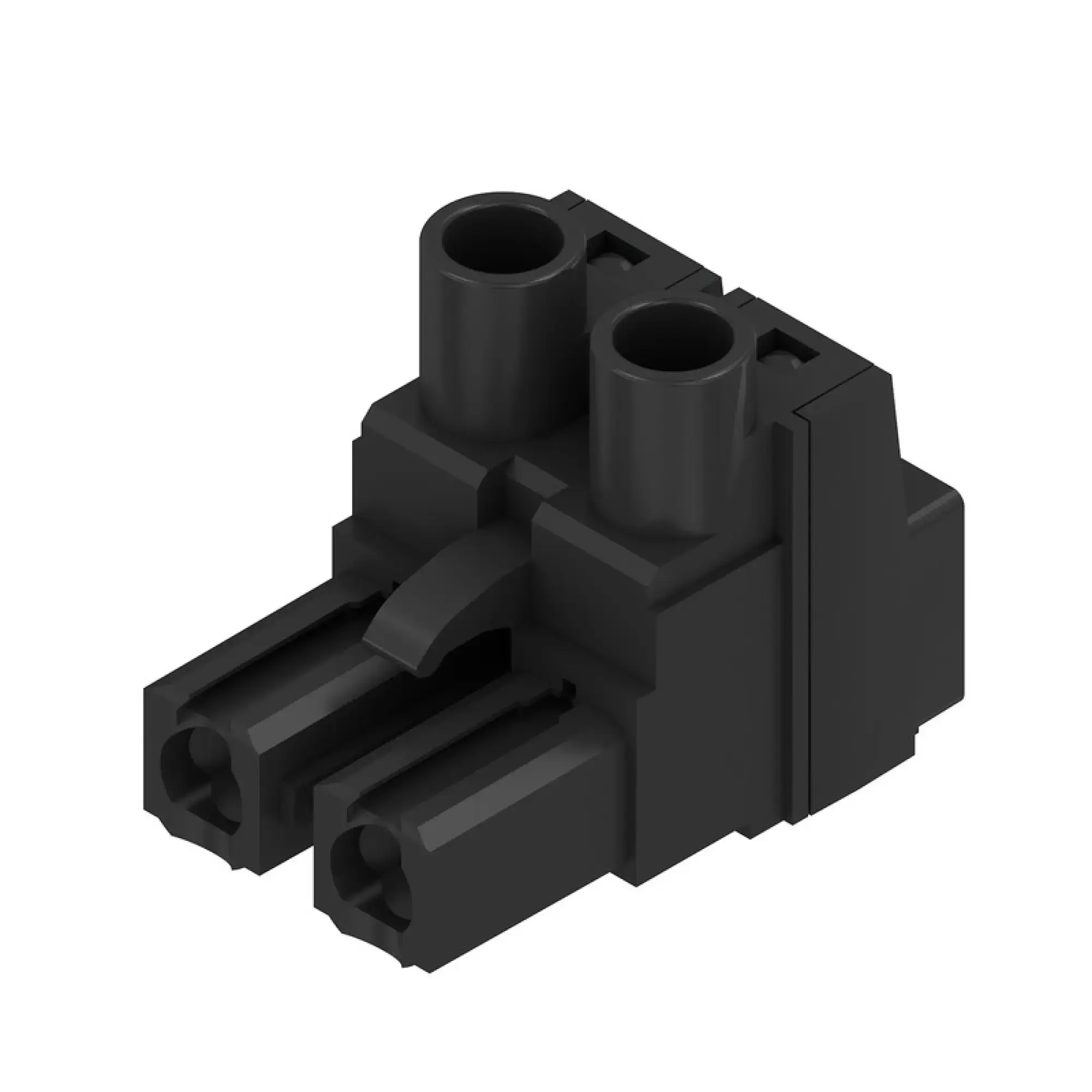 Weidmüller 1059580000 PCB connector (wire connection), 500 V, 29 A, Pitch in mm: 7.62, 4 mm², Number of poles: 2, Clamping yoke connection, Box (img_001)