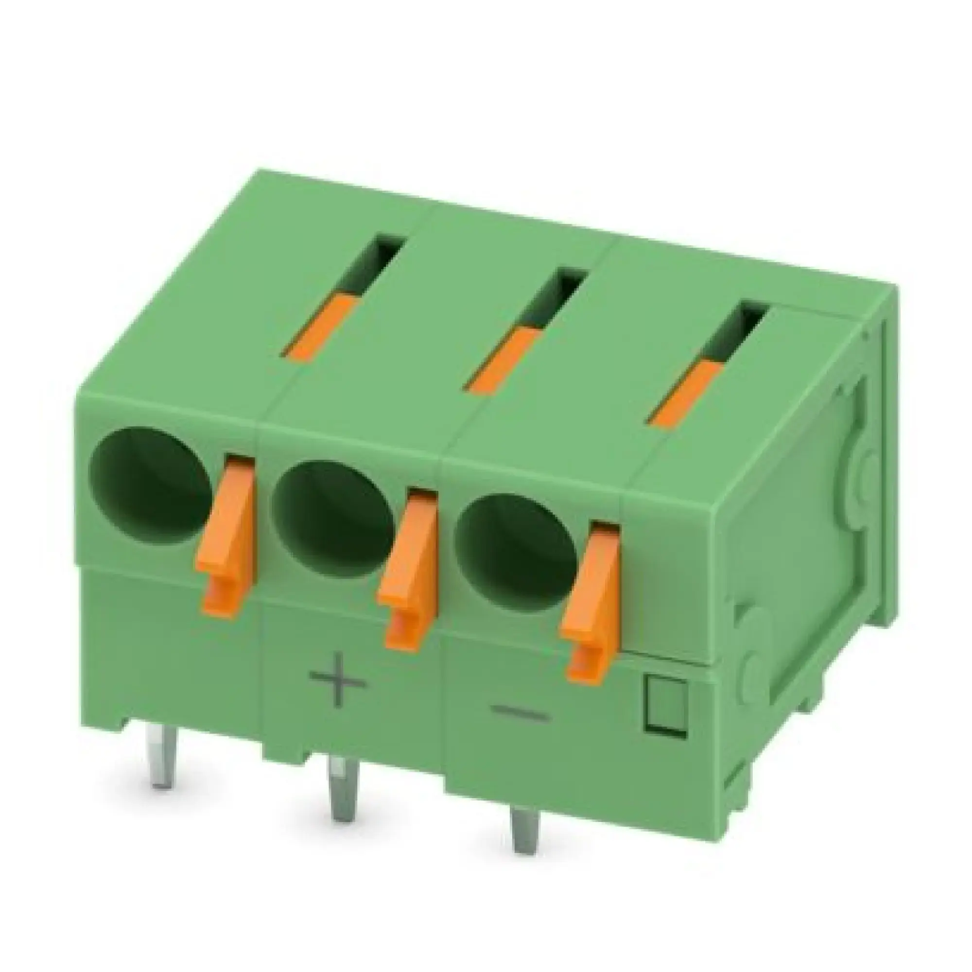 Phoenix Contact 1813024 PCB terminal block FFKDSA1/H2-5,08- 3 BD:+,- (img_001) Phoenix Contact 1813024 PCB terminal block FFKDSA1/H2-5,08- 3 BD:+,- (img_001)