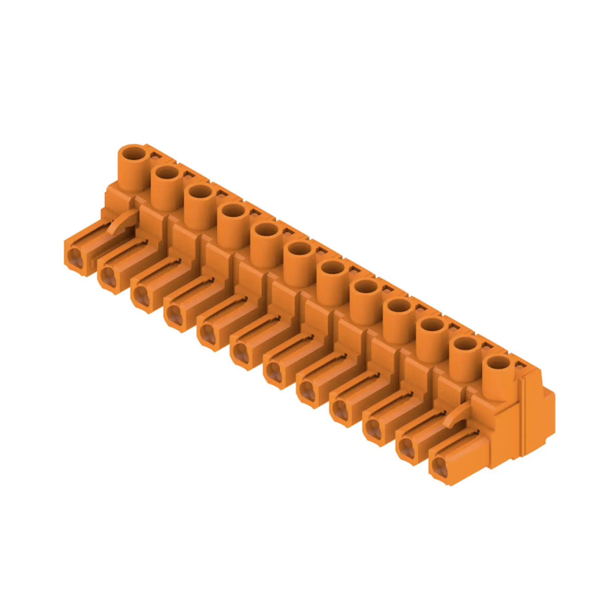 Weidmüller 1980580000 PCB connector (wire connection), 500 V, 29 A, Pitch in mm: 7.62, 4 mm², Number of poles: 12, Clamping yoke connection, Box (img_001)