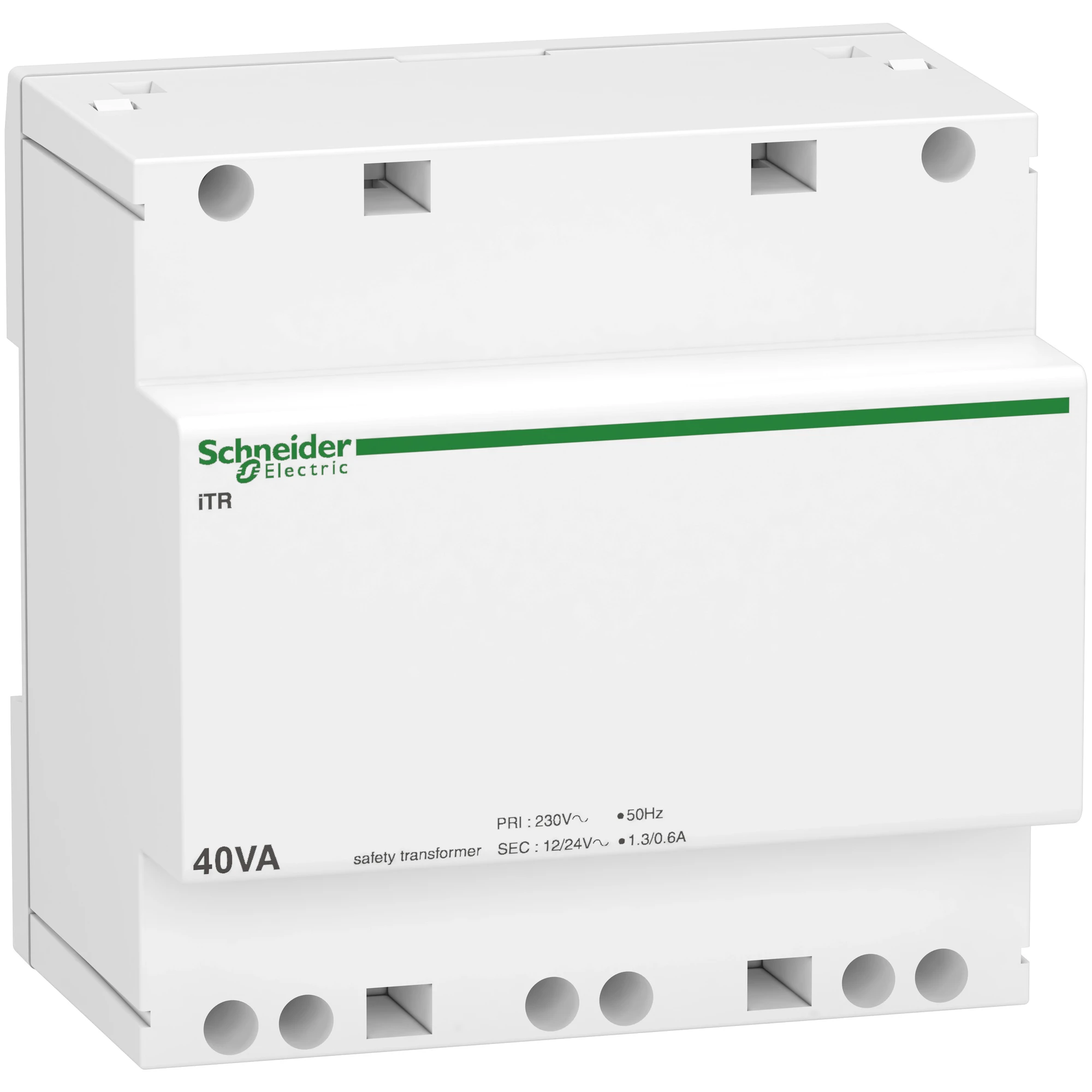 Schneider Electric A9A15220 Safety transformer iTR, 230V 50-60 Hz, output 12-24 V, 40VA (img_001) Schneider Electric A9A15220 Safety transformer iTR, 230V 50-60 Hz, output 12-24 V, 40VA (img_001)