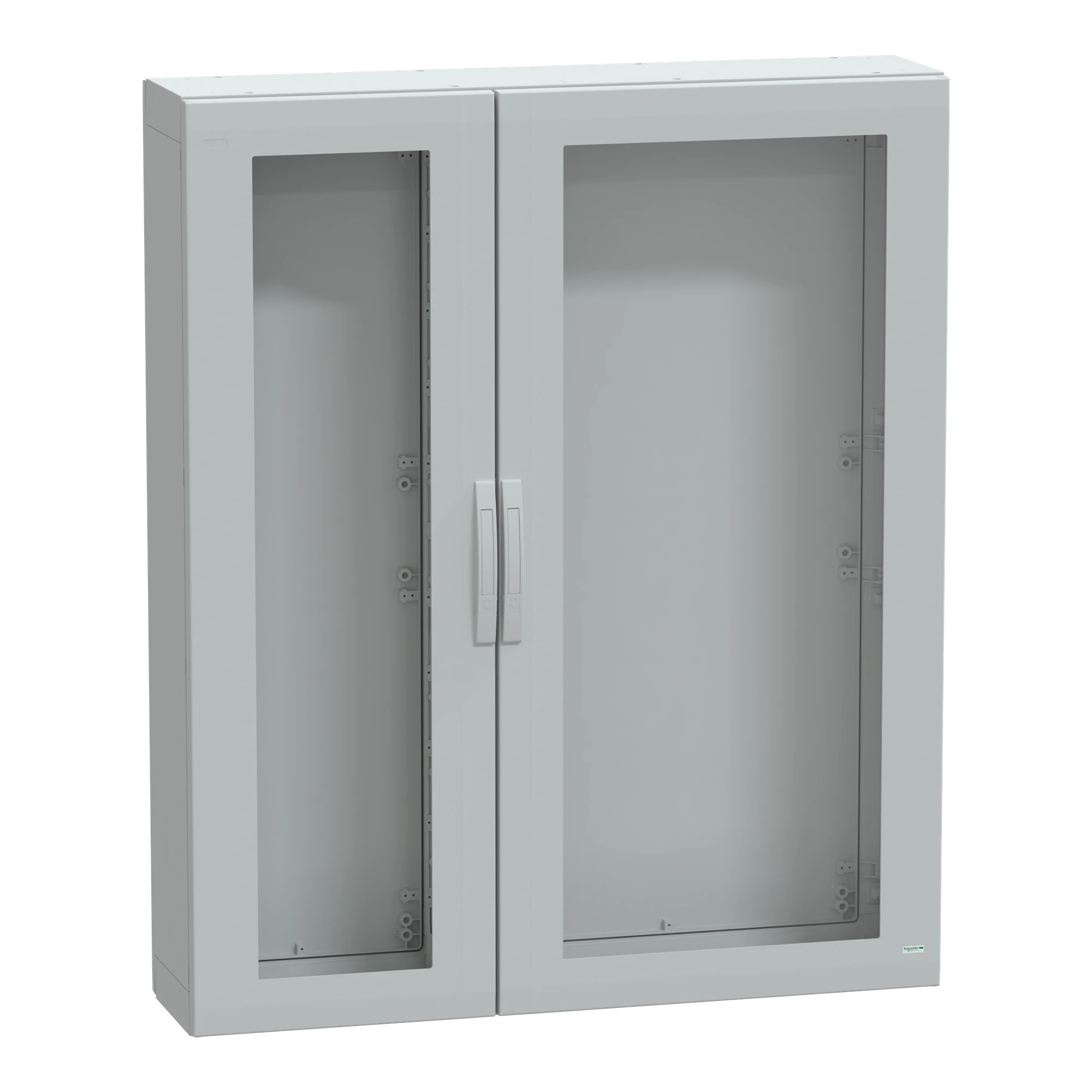 Schneider Electric NSYPLA15123TG Polyester enclosure floor standing PLA completely sealed 1500x1250x320mm IP65, transparent doors (img_001)