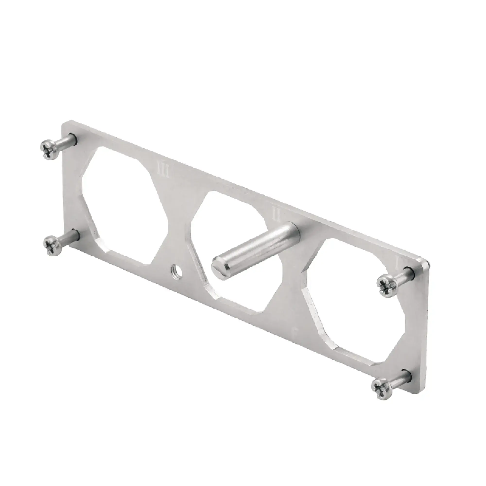 Weidmüller 1103720000 Mounting frame for industrial connector, Series: HighPower, Size: 8, Number of poles: 3, Stainless steel, rust-proof (img_001)