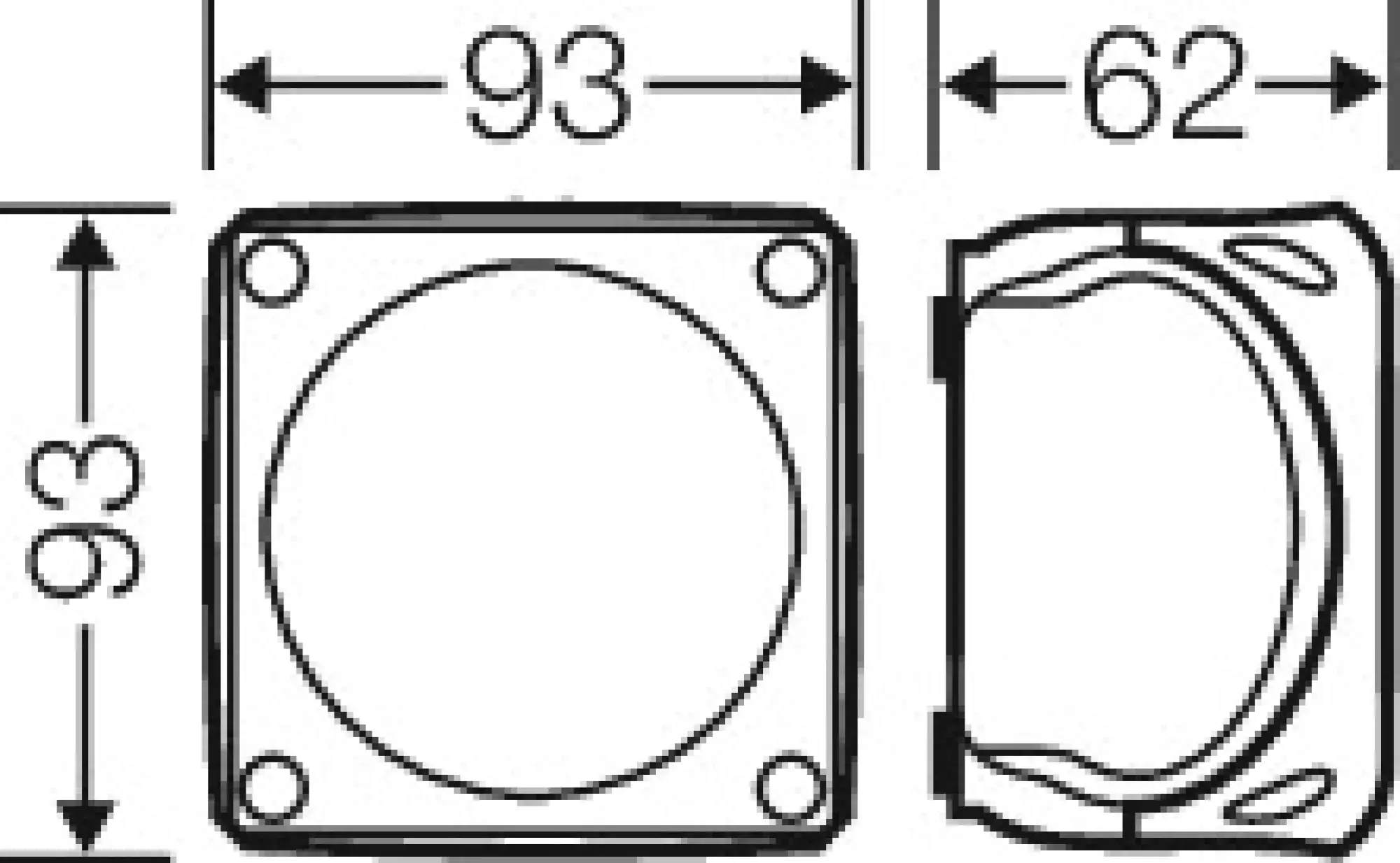 Hensel 62000035 Kabelabzweigkasten bis 2,5 qmm ohne Klemme, mit rotem Deckel DK 0200 R (img_003)