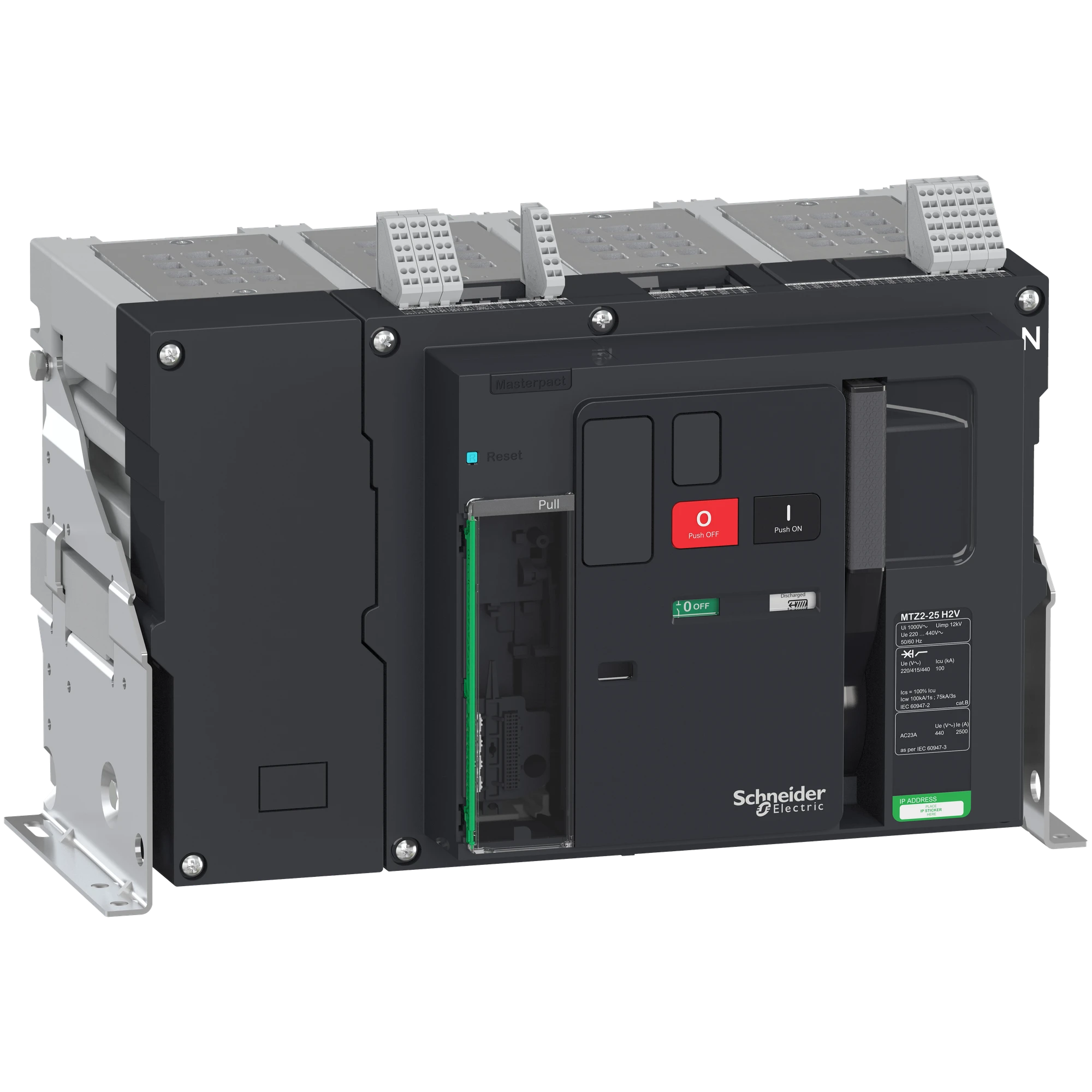 Schneider Electric LV846205 MasterPact MTZ2 2500A H2V Icu=Icw=100kA 4P Basic switch FIXED with NEUTRAL on the right (img_001) Schneider Electric LV846205 MasterPact MTZ2 2500A H2V Icu=Icw=100kA 4P Basic switch FIXED with NEUTRAL on the right (img_001)