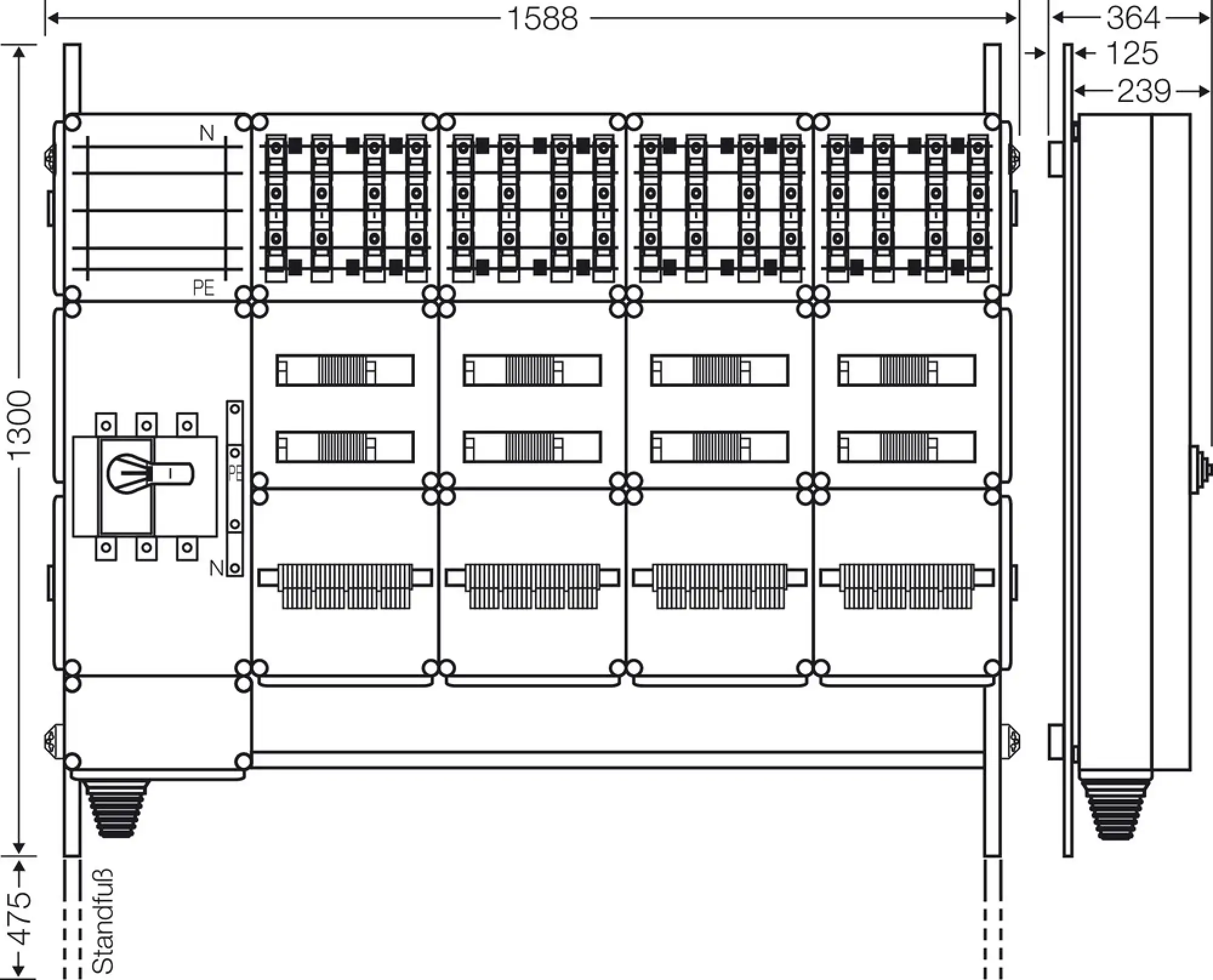 Hensel 65000139 Ladeverteiler für bis zu 16 Ladepunkte à 22kW Mi EV 22kW 16100 (img_003)