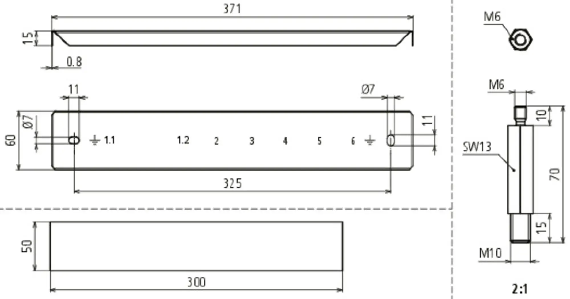 Dehn 472412 Cover StSt with distance bolts and label for PAS EX 1+5(7)AP.. (img_004) Dehn 472412 Cover StSt with distance bolts and label for PAS EX 1+5(7)AP.. (img_004)