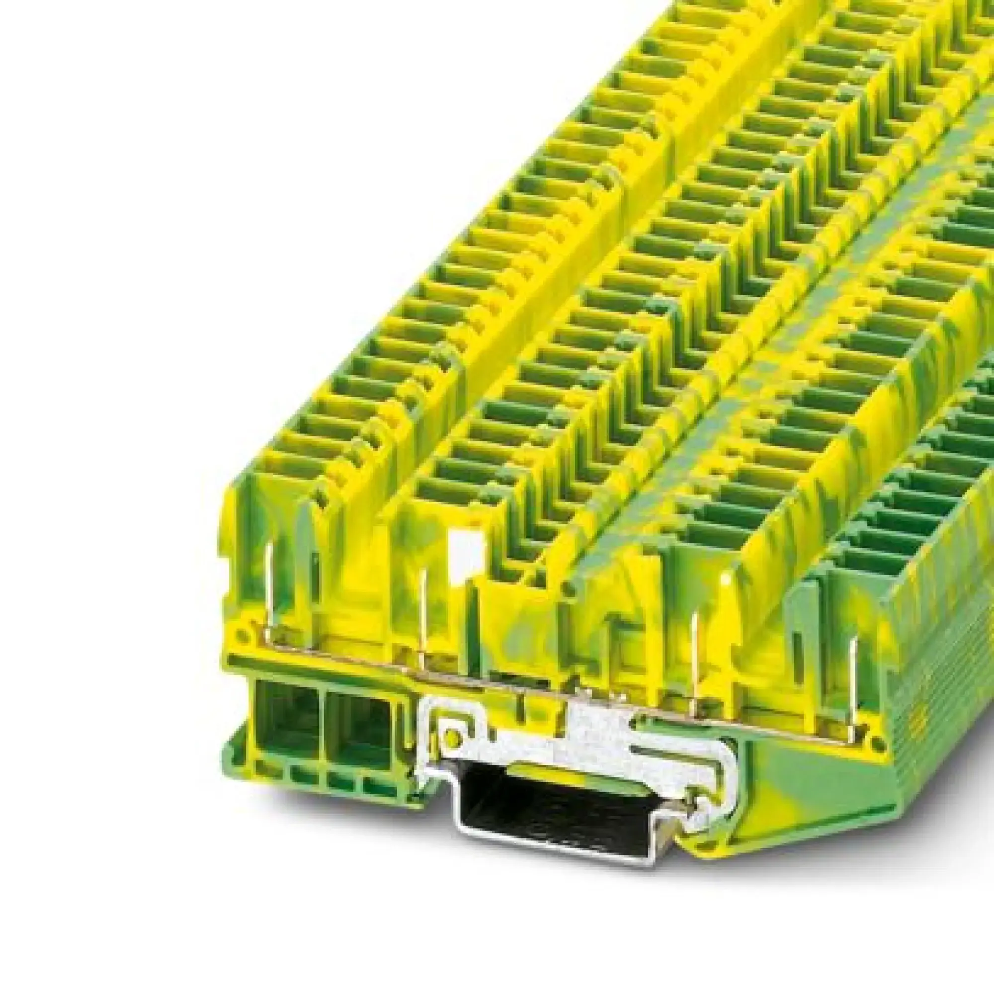 Phoenix Contact 3042162 Spring-cage protective conductor terminal block ST 2,5-QUATTRO/4P-PE (img_001)