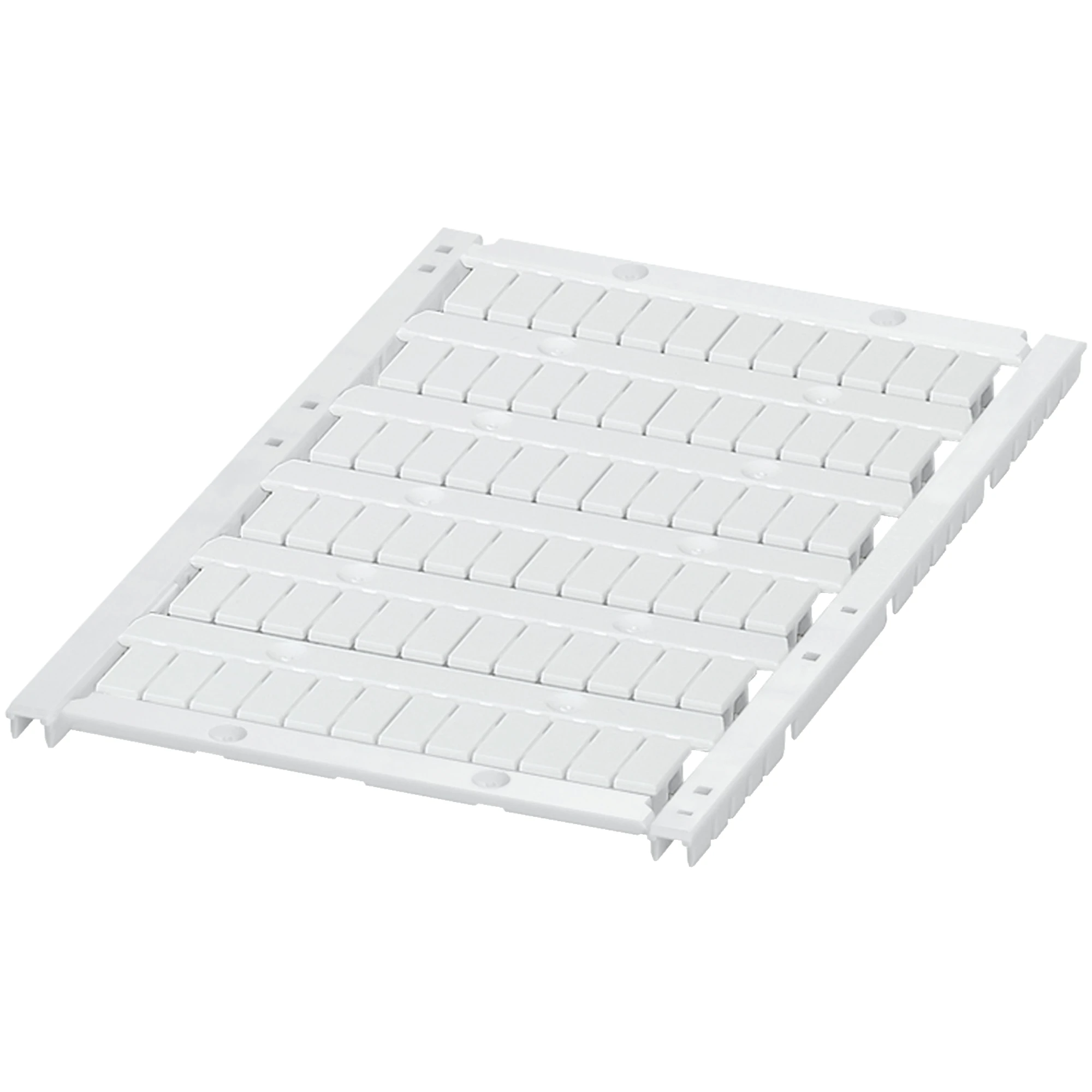 Schneider Electric NSYTRABPV5 Marking card with 6 strips, 5mm, unprinted, 72 positions, white (img_001)
