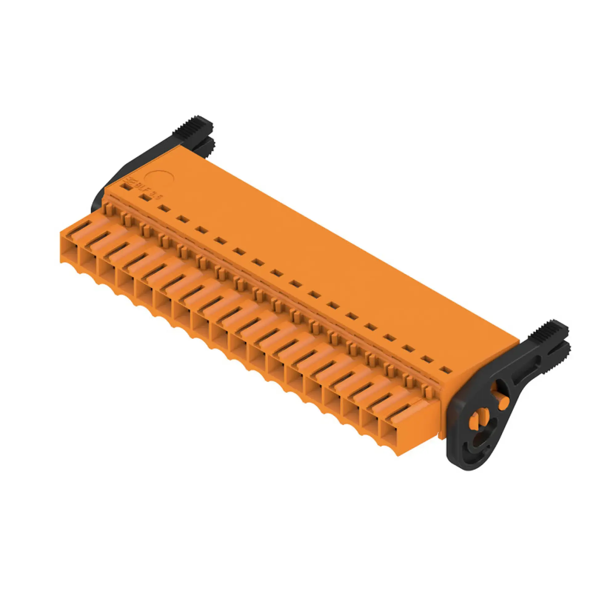 Weidmüller 2460110000 PCB connector (wire connection), 160 V, 17.5 A, Pitch in mm: 3.50, 1.5 mm², Number of poles: 18, PUSH IN with actuator, Box (img_001)