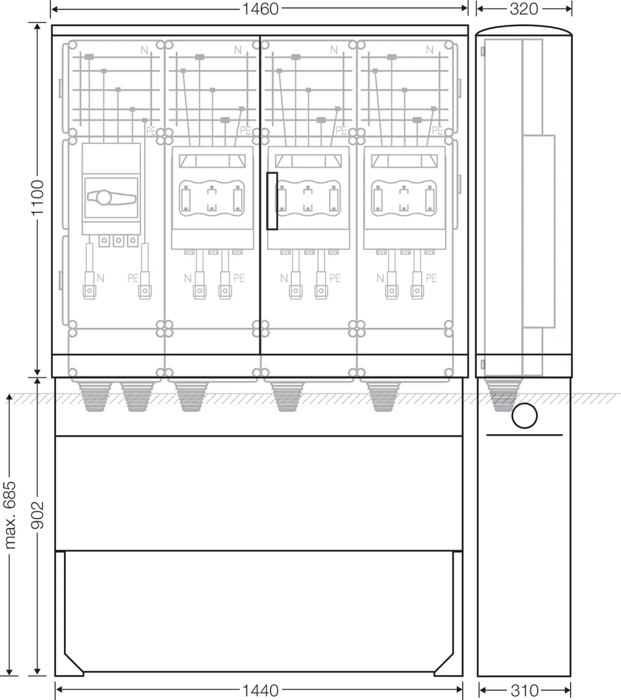 Hensel 65000250 Ladeverteiler für bis zu 3 Ladepunkte à 200 kW Mi EV 200kW 3010 (img_003) Hensel 65000250 Ladeverteiler für bis zu 3 Ladepunkte à 200 kW Mi EV 200kW 3010 (img_003)