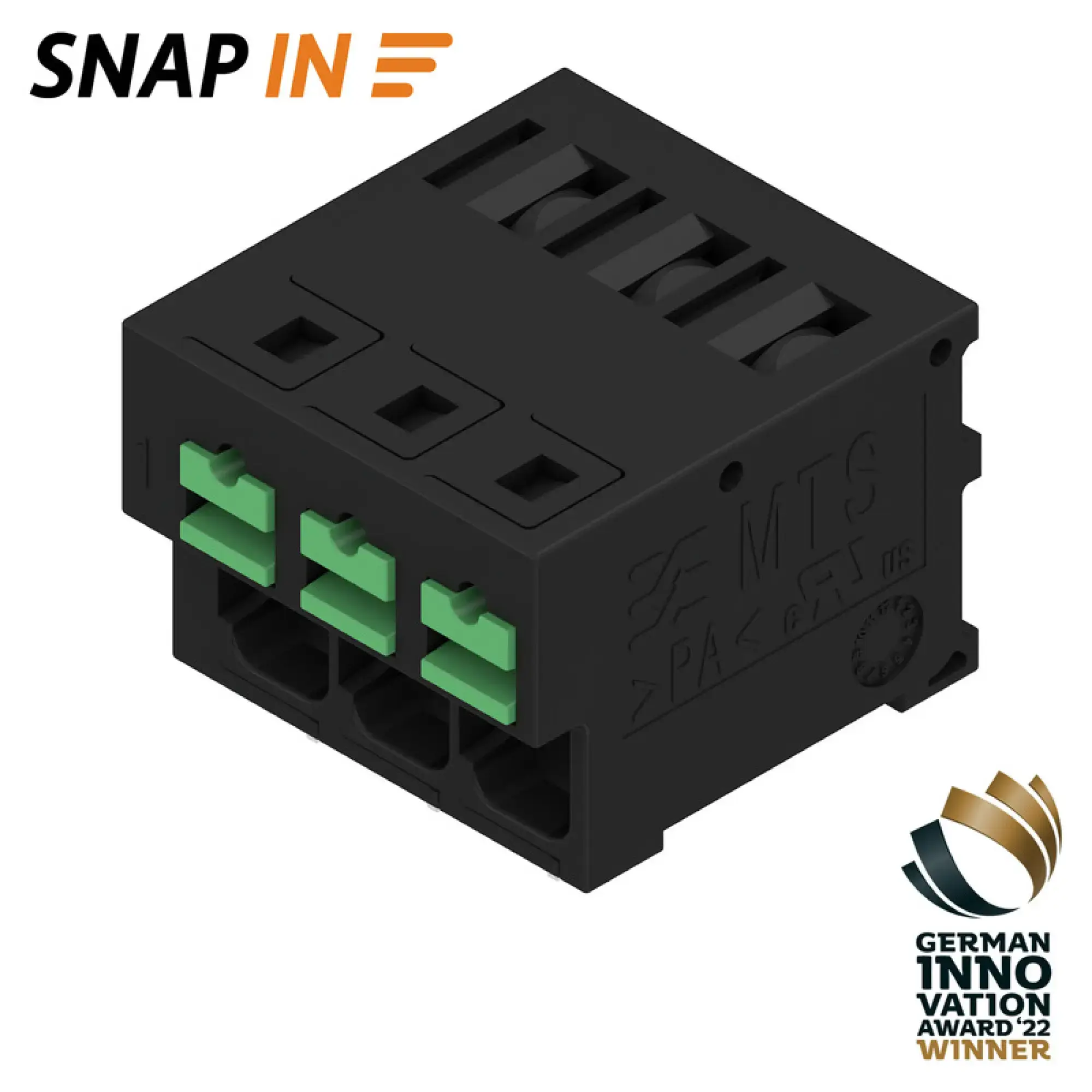 Weidmüller 2913610000 PCB terminal, 320 V, 32 A, Pitch in mm: 5.00, 4 mm², Number of poles: 3, SNAP IN, THT solder connection, 90°, Tube (img_001) Weidmüller 2913610000 PCB terminal, 320 V, 32 A, Pitch in mm: 5.00, 4 mm², Number of poles: 3, SNAP IN, THT solder connection, 90°, Tube (img_001)