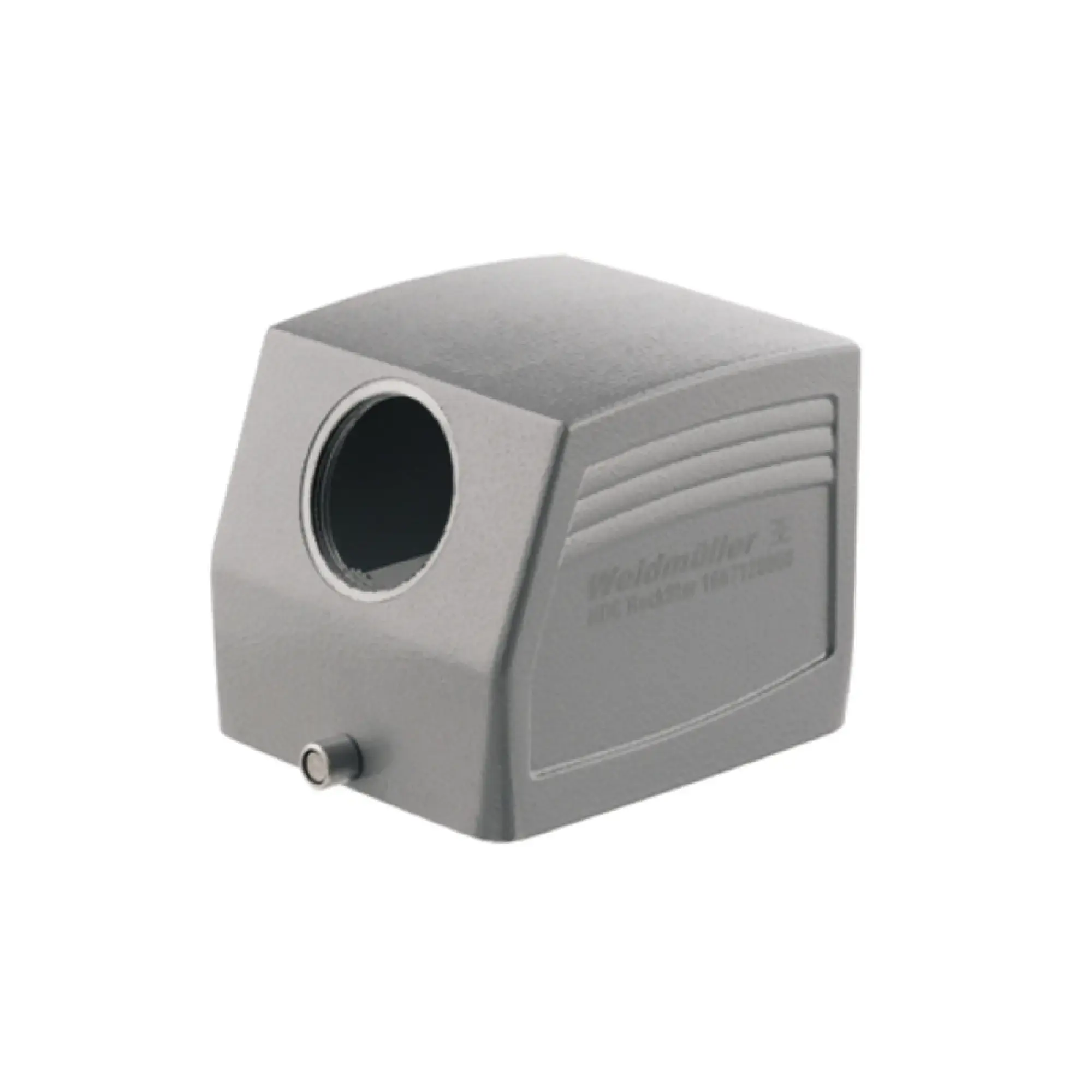 Weidmüller 1667120000 Housing (industry plug-in connectors), Cable entry from side, Plug housing, End-locking clamp, lower side, Size: 10, IP65 (in plugged condition) (img_001)
