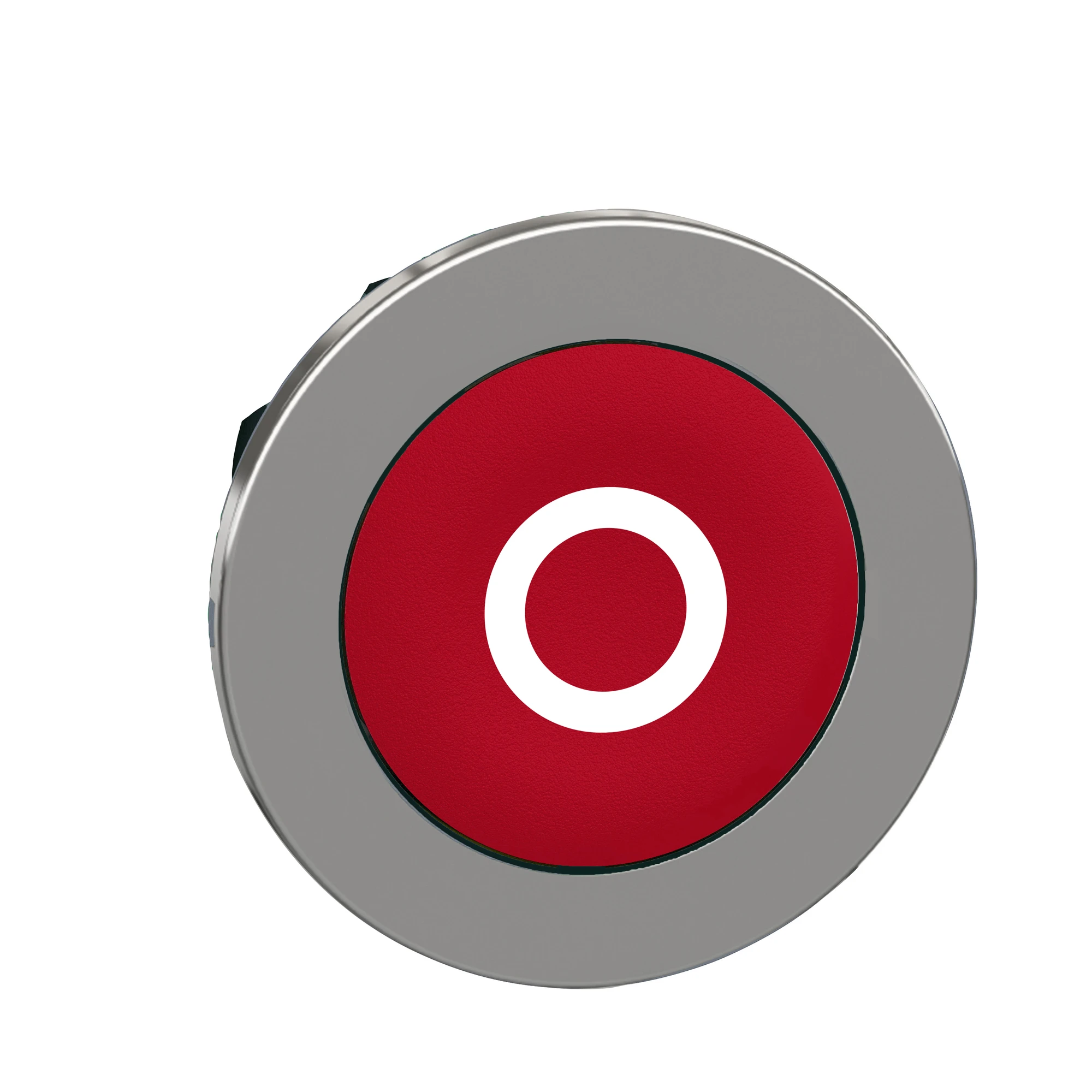 Schneider Electric ZB4FA432 Push-button, front element, Harmony XB4F, metal, 30mm, red, labeled O, momentary (img_001)
