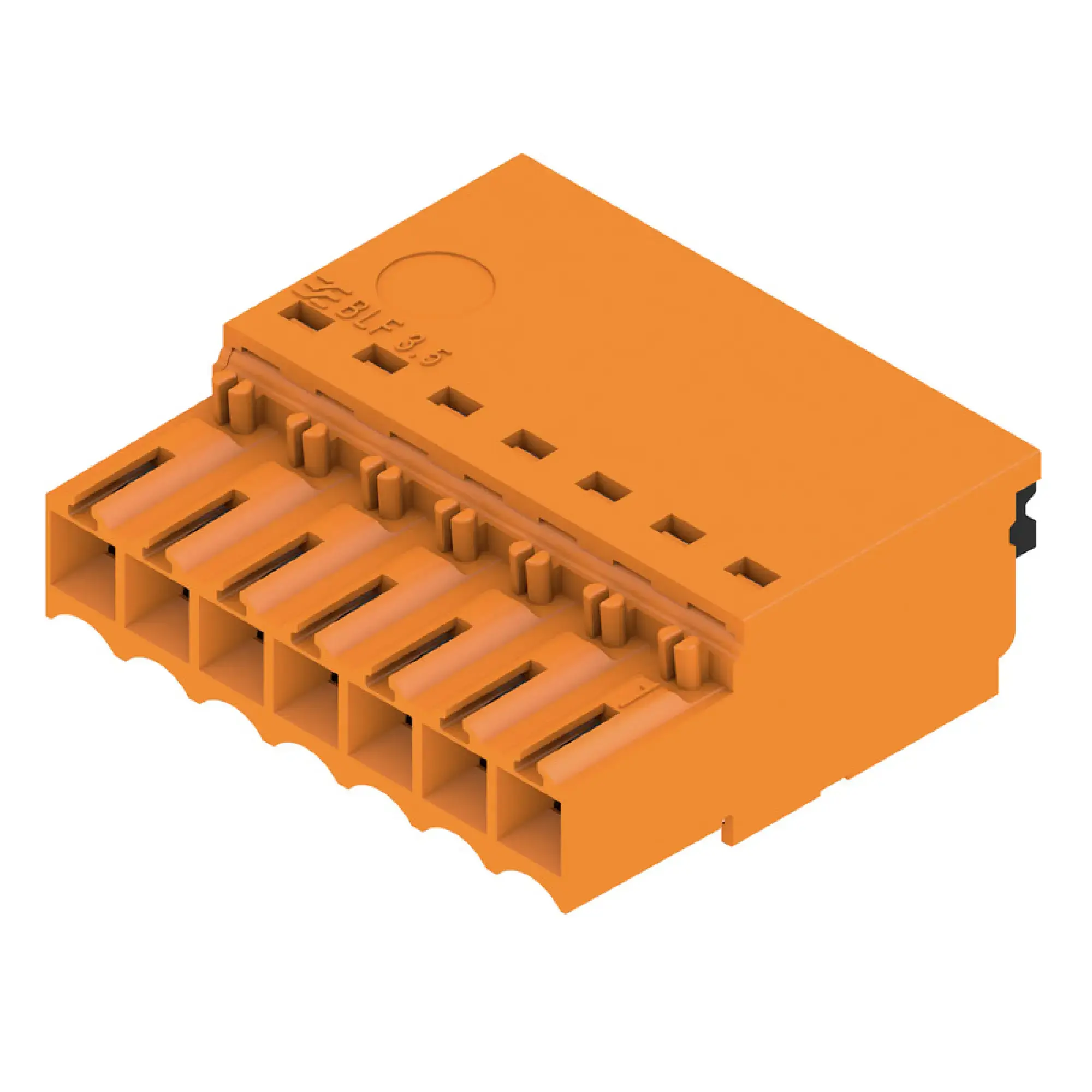 Weidmüller 2459100000 PCB connector (wire connection), 160 V, 17.5 A, Pitch in mm: 3.50, 1.5 mm², Number of poles: 7, PUSH IN with actuator, Box (img_001)