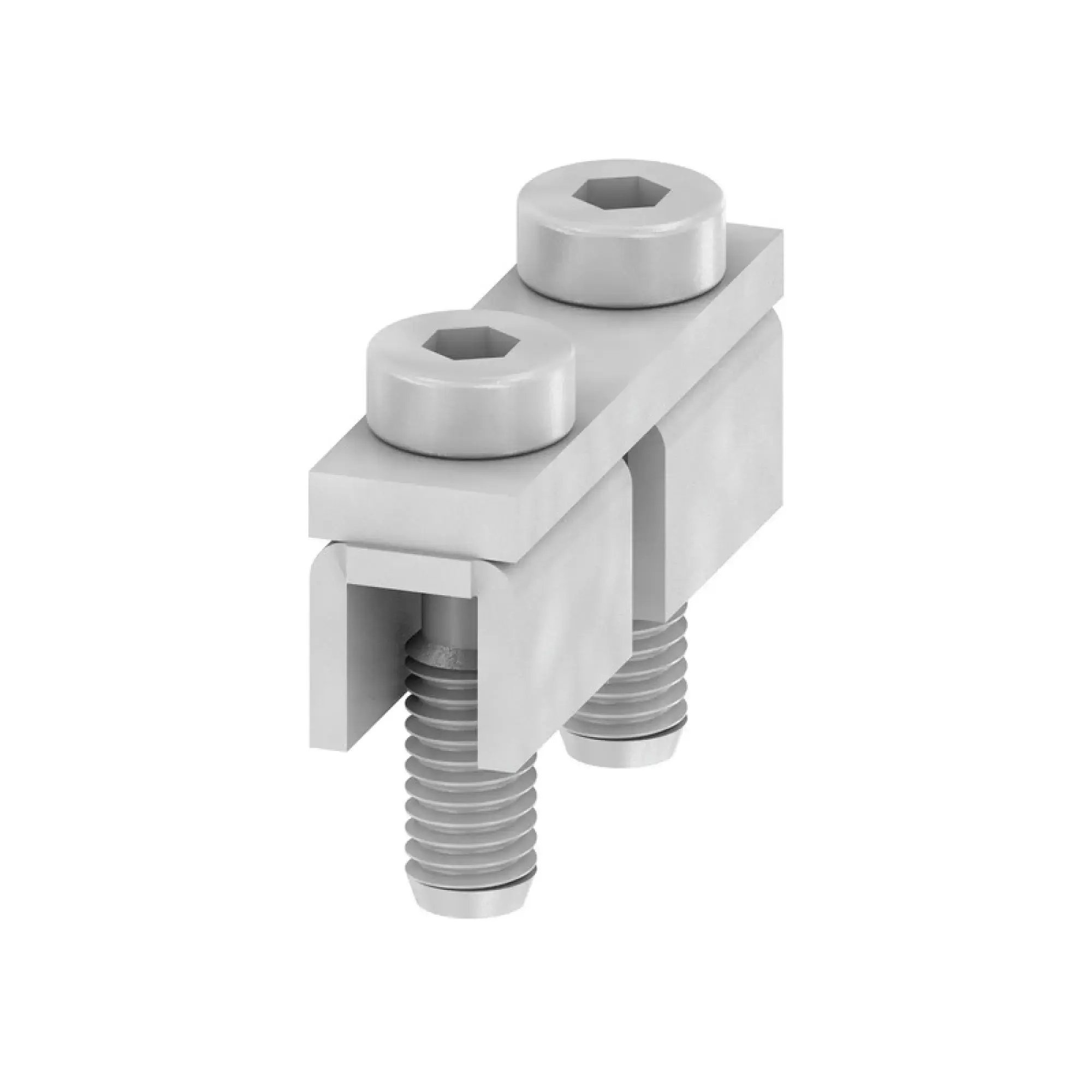 Weidmüller 9512240000 Cross-connector (terminal), when screwed in, Silver grey, 192 A, Number of poles: 2, Pitch in mm: 20.50, Insulated: No, Width: 9.5 mm (img_001)