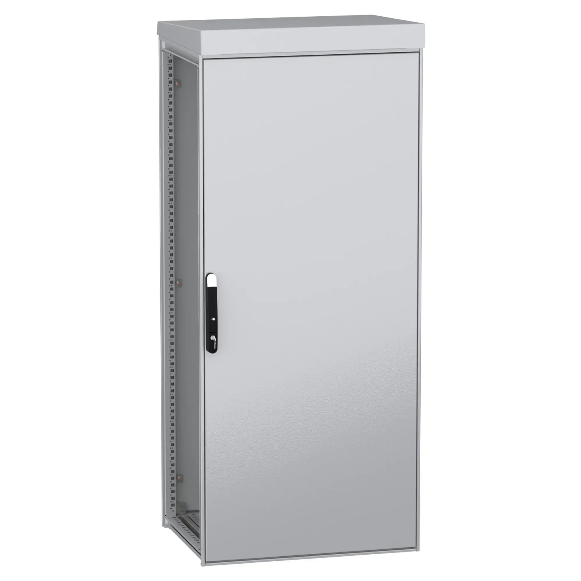 Schneider Electric NSYSFNHD18860 Modulares Standgehäuse für den Außenbereich, PanelSeT SFN, dekarbonisierter Stahl, 1800x800x600mm, IP55, RAL7035 (img_001)