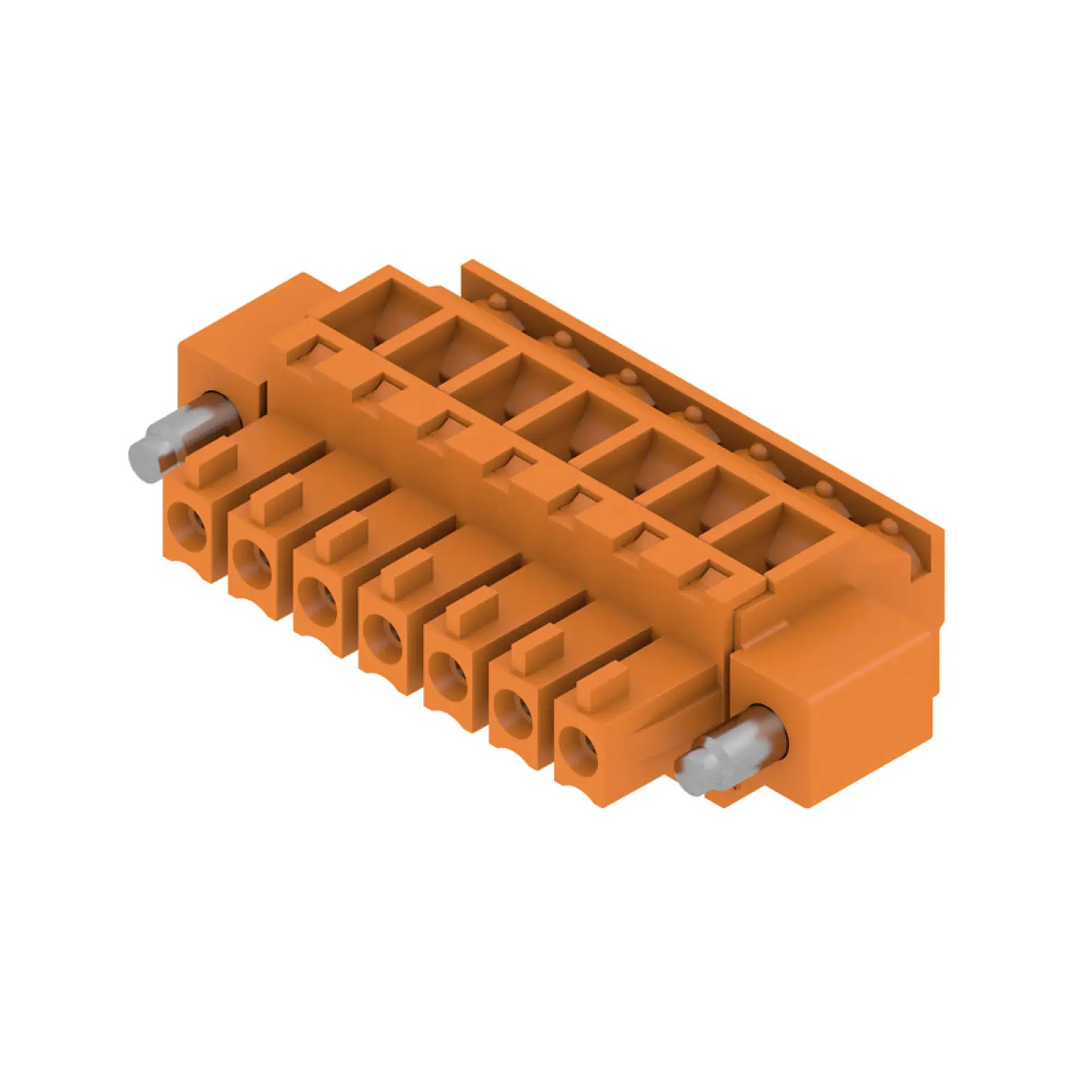 Weidmüller 1940030000 PCB connector (wire connection), 160 V, 17.5 A, Pitch in mm: 3.81, 1.5 mm², Number of poles: 7, Clamping yoke connection, Box (img_001)