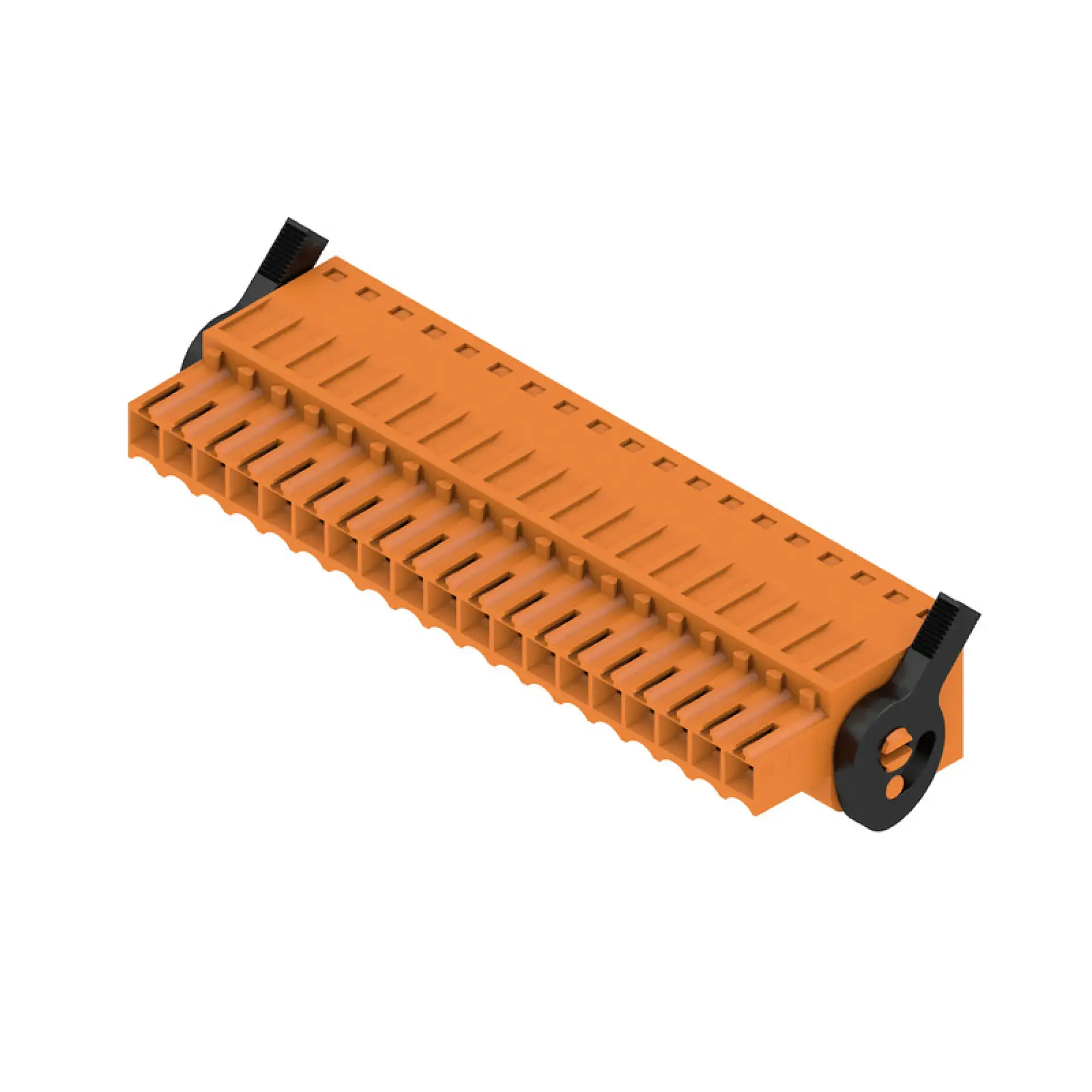 Weidmüller 1691740000 PCB connector (wire connection), 160 V, 14.5 A, Pitch in mm: 3.50, 1.5 mm², Number of poles: 19, Tension-clamp connection, Box BLZF 3.50/19/180LH SN OR BX (img_001) Weidmüller 1691740000 PCB connector (wire connection), 160 V, 14.5 A, Pitch in mm: 3.50, 1.5 mm², Number of poles: 19, Tension-clamp connection, Box BLZF 3.50/19/180LH SN OR BX (img_001)