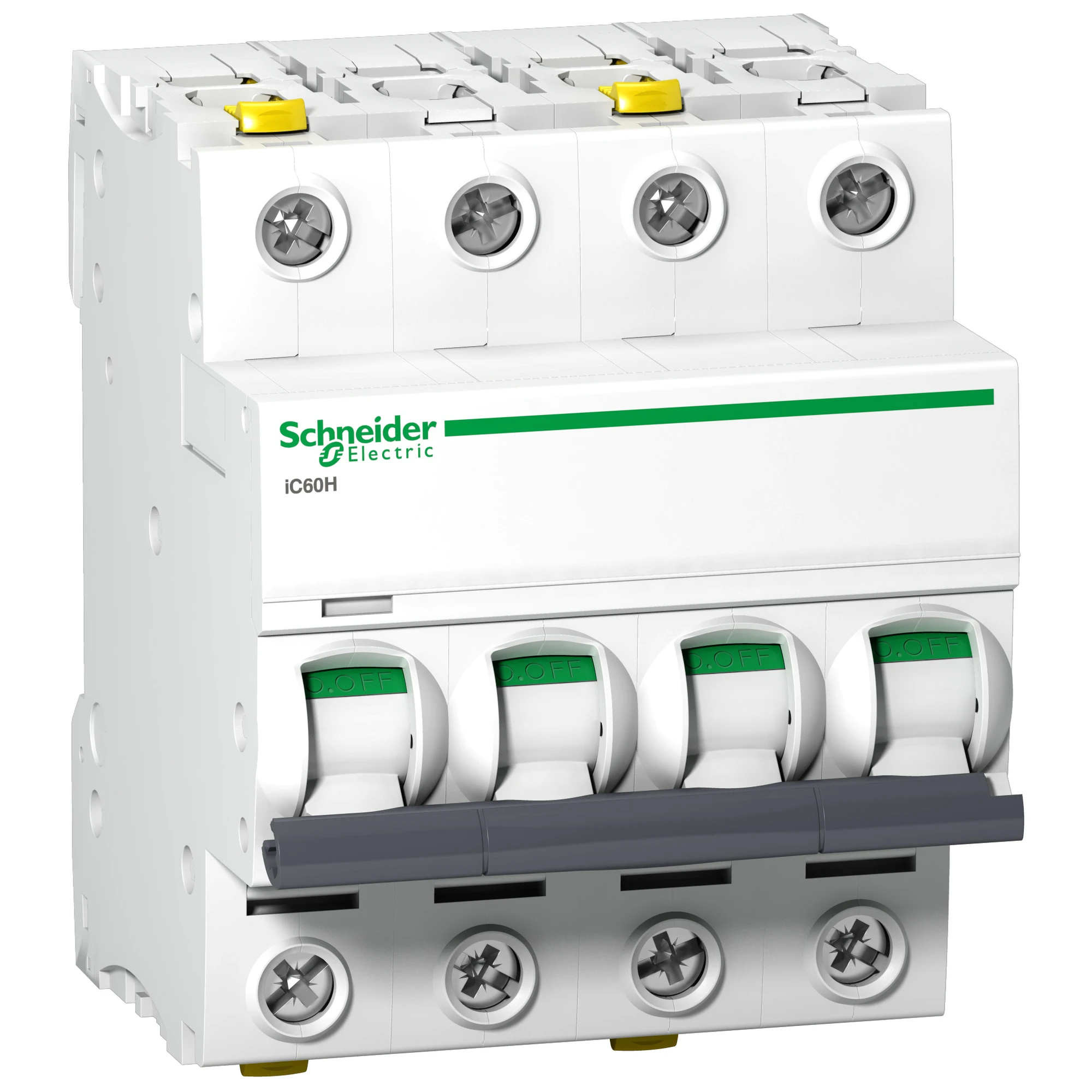 Schneider Electric A9F08404 Circuit breaker iC60H, 4P, 4A, D characteristic (img_001) Schneider Electric A9F08404 Circuit breaker iC60H, 4P, 4A, D characteristic (img_001)