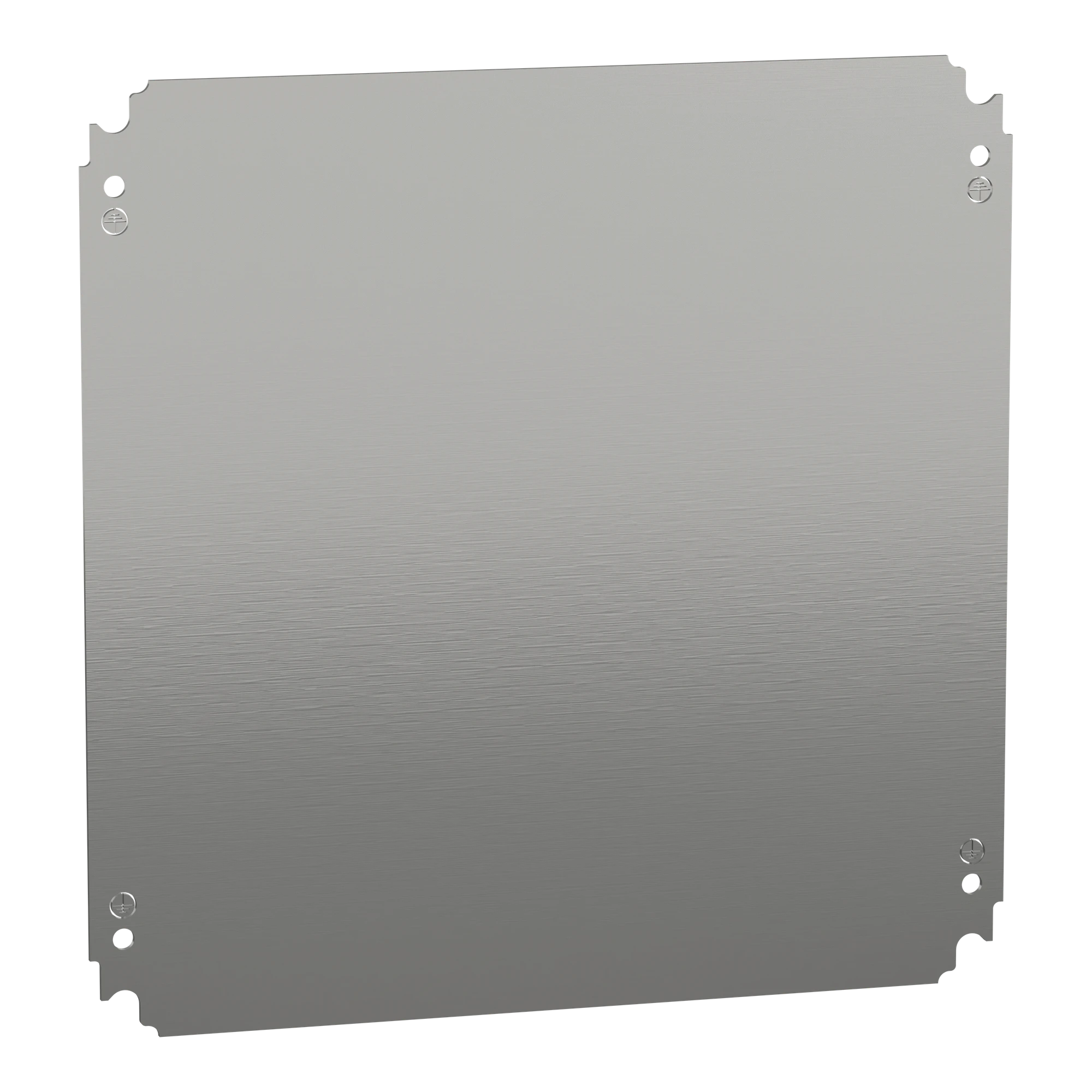 Schneider Electric NSYMM44 Simple Mounting Plate H400xB400mm made of galvanized steel (img_001)