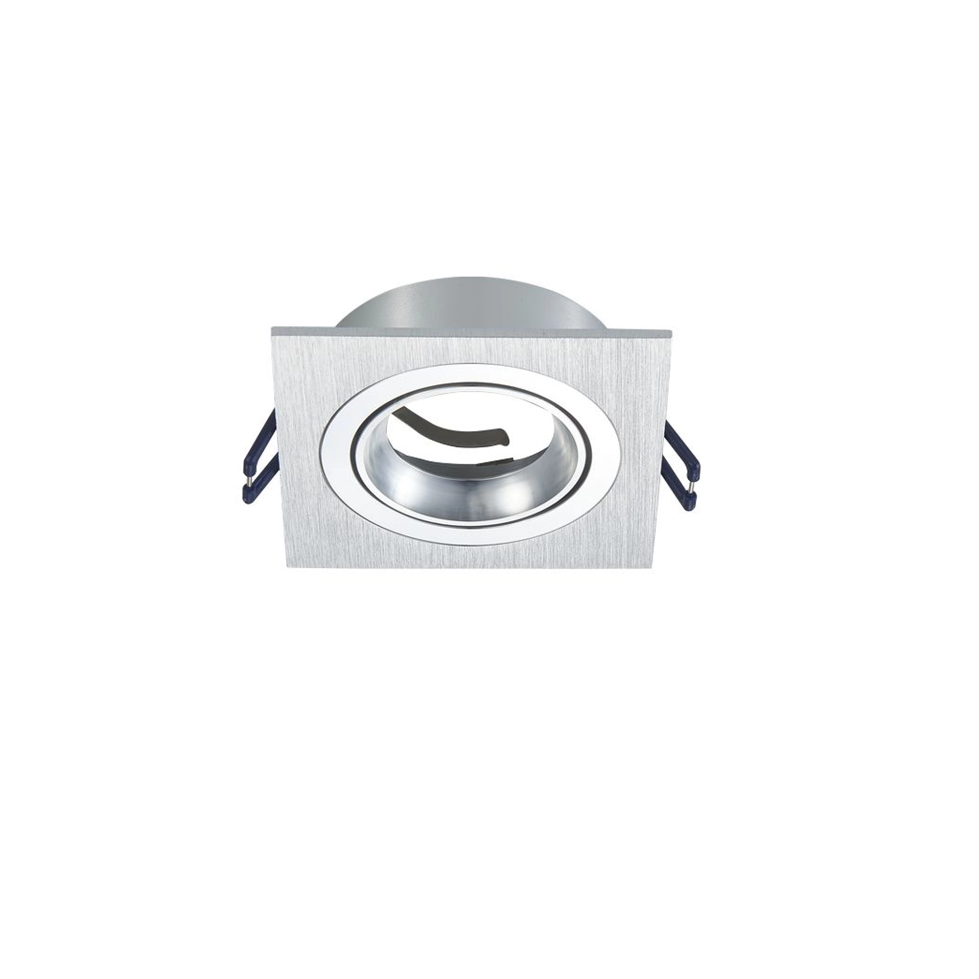 WSU Lights GU10 Luminaire Hapera Quadrat for MR16 swiveling silver - 80mm