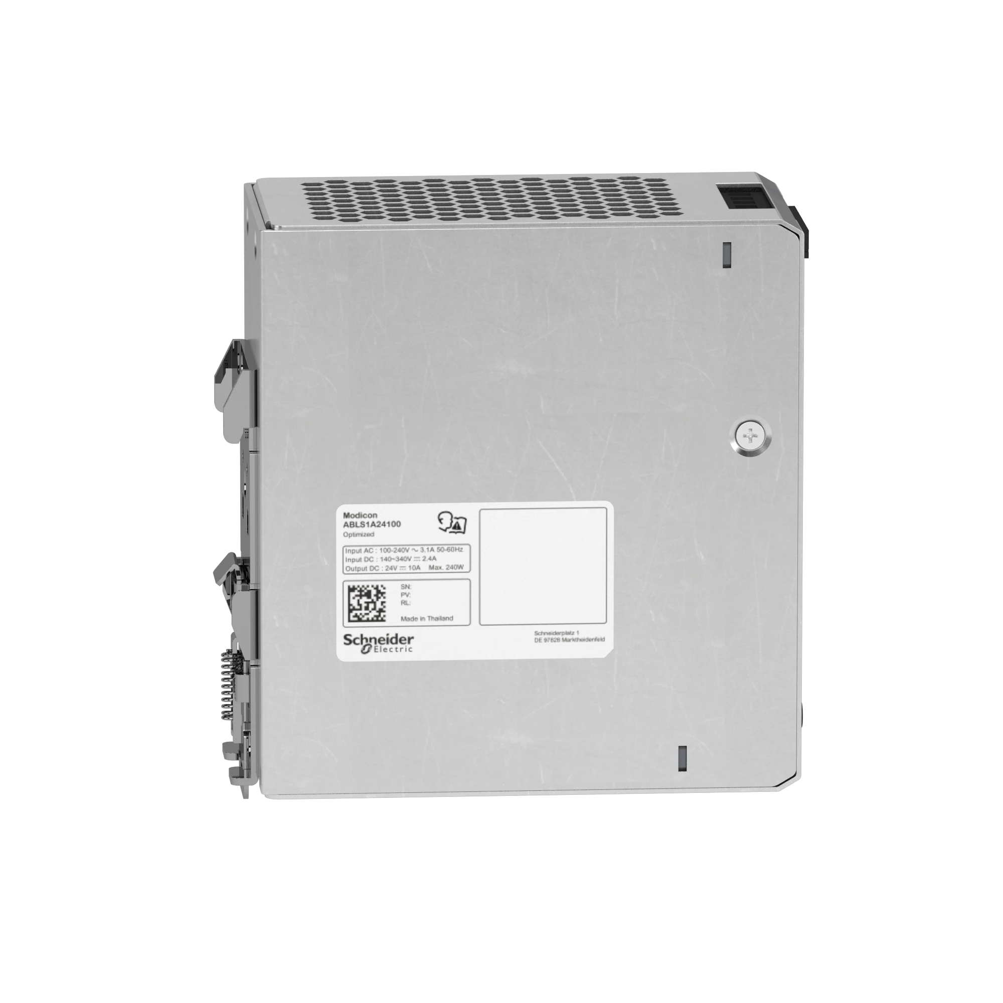 Schneider Electric ABLS1A24100 Power supply, Modicon ABLS, Optimum, switched-mode, single-phase, 100-240V AC, 24V DC, 10A, 240W (img_002) Schneider Electric ABLS1A24100 Power supply, Modicon ABLS, Optimum, switched-mode, single-phase, 100-240V AC, 24V DC, 10A, 240W (img_002)