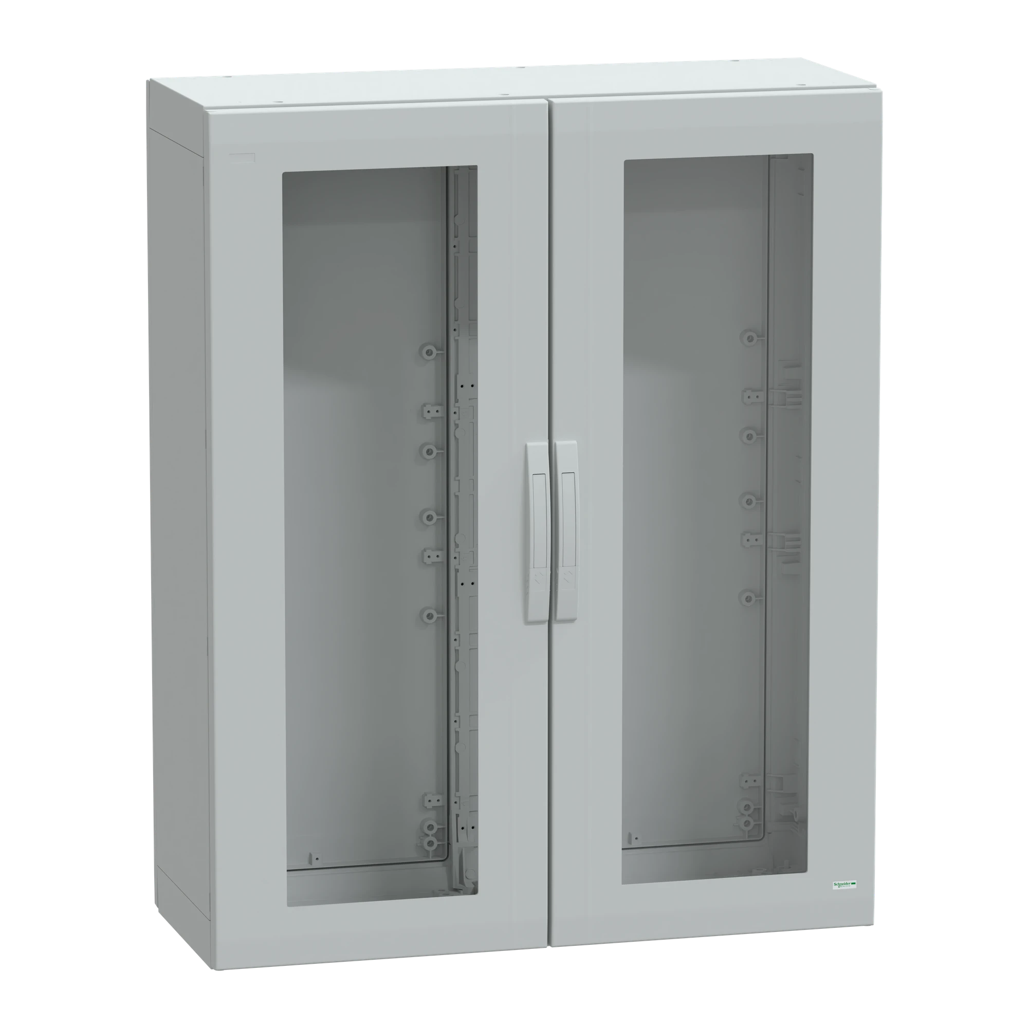 Schneider Electric NSYPLA12104TG Polyester enclosure floor-standing PLA completely sealed 1250x1000x420mm IP65, transparent doors (img_001)