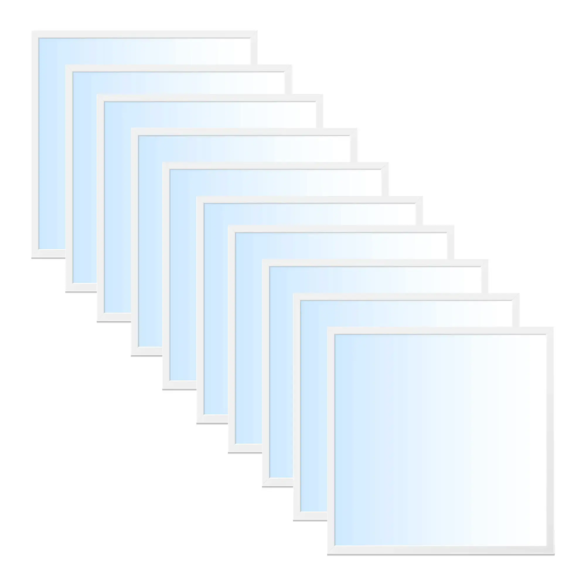 WSU Lights WS000001519-10 10-pack LED Panel, 62x62, cool white 6000K, 40W, 4400lm, UGR
