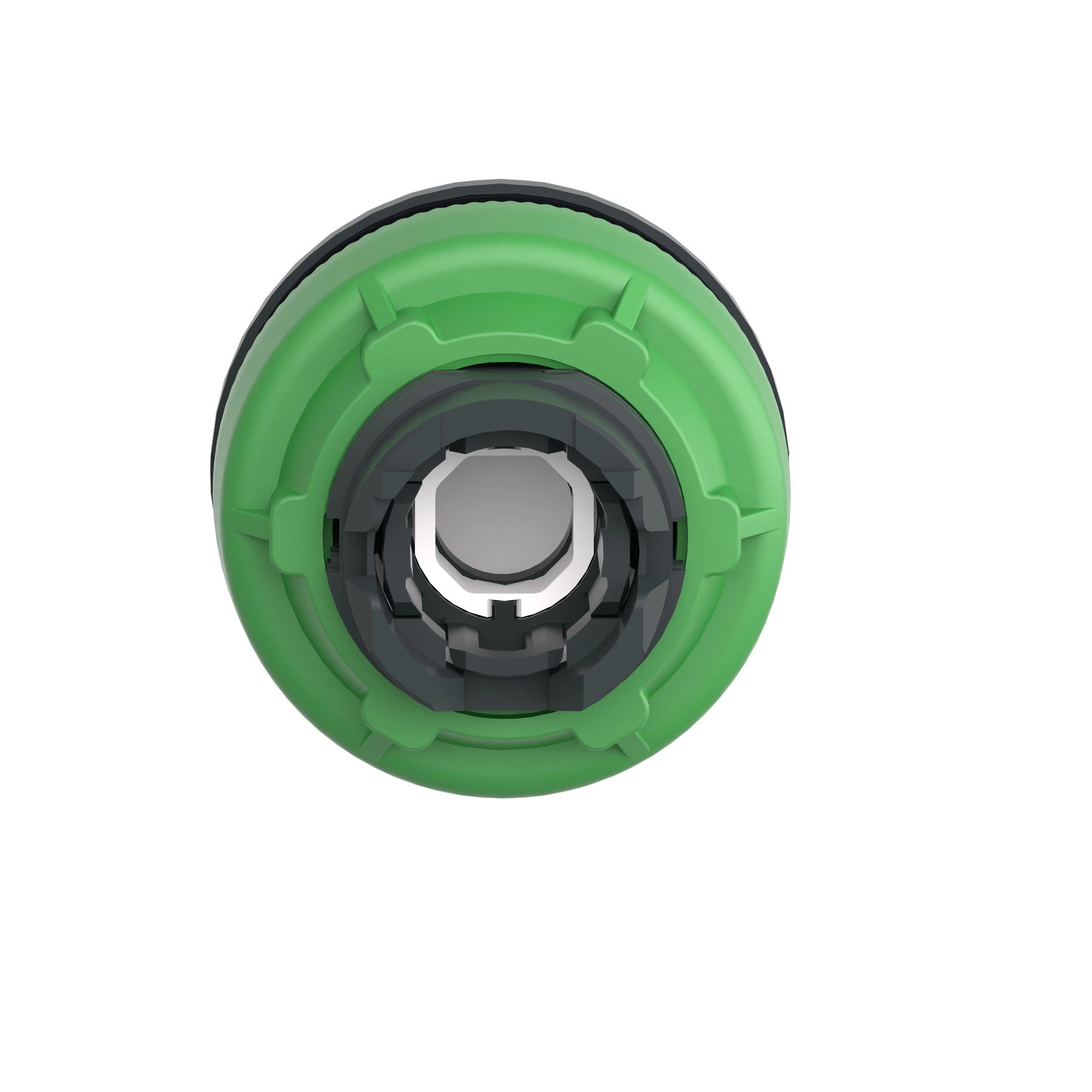 Schneider Electric ZB5FH063 Illuminated push-button, front element, Harmony XB5F, plastic, 30mm, blue, unmarked, for universal LED, latching (img_002)