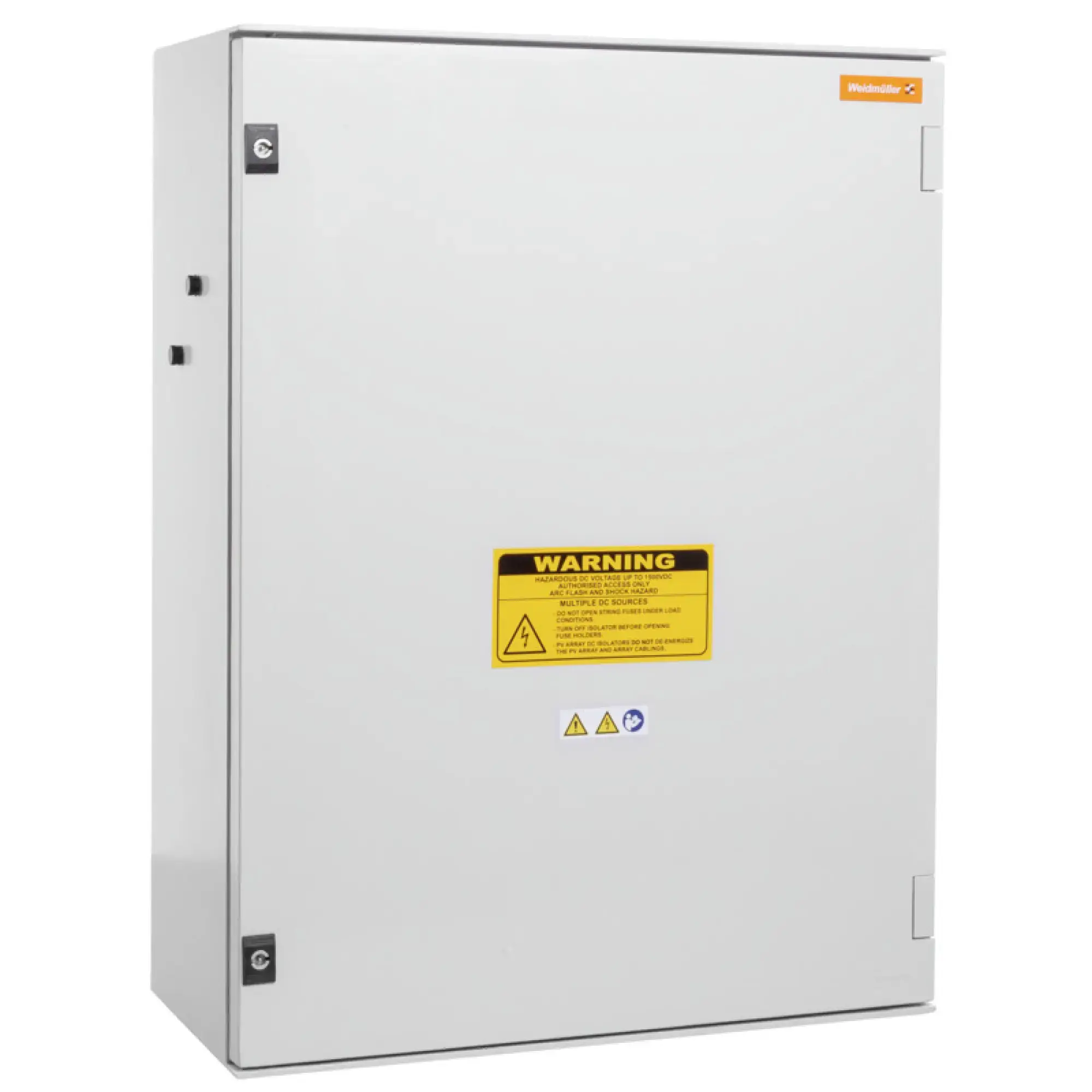 Weidmüller 8000078882 Combiner Box (Photovoltaik), 1500 V, With fuse holder, Surge protection II, Cable gland, for wall mounting, Switch disconnector, Portrait, Central Inv (img_004)