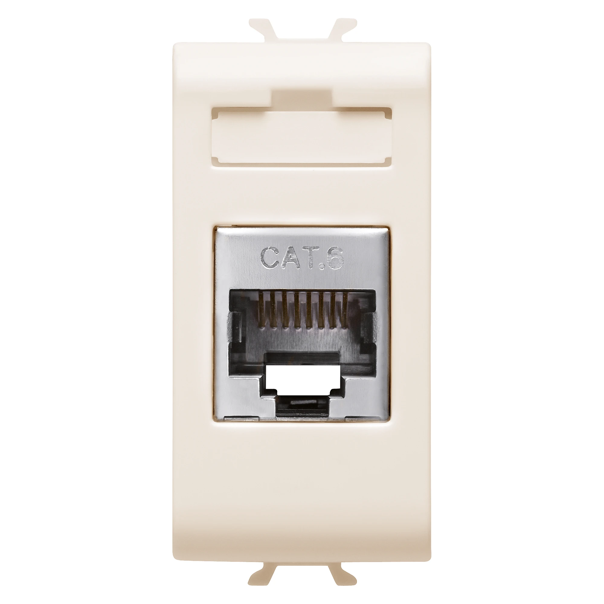 GEWISS GW11424 RJ45 SOCKET - CATEGORY 6 - FTP - 1 MODULE - IVORY - CHORUSMART (img_001)