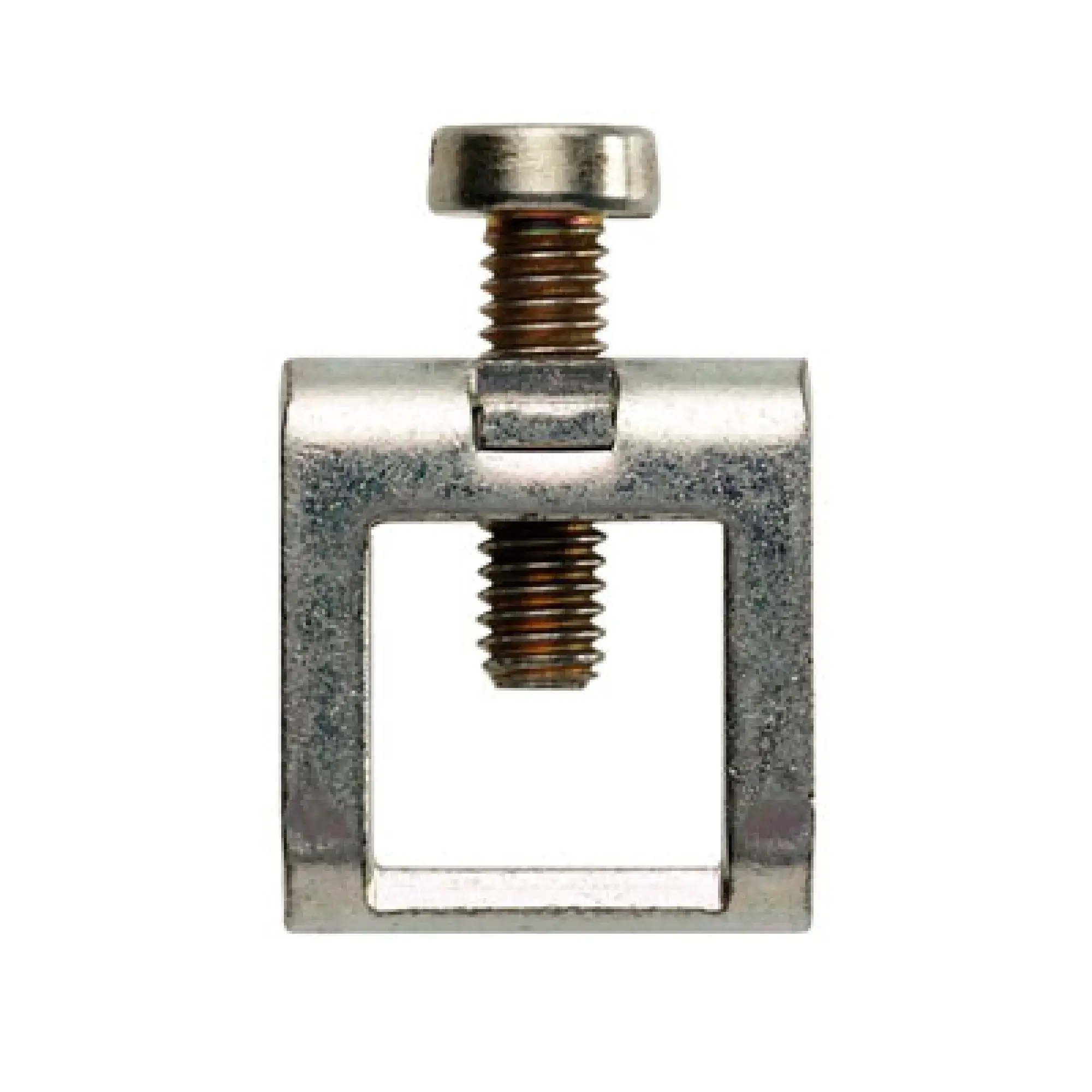 Weidmüller 0316600000 Clamping yoke (bus-bar), Clamping yoke, silver, 16 mm², Width: 10 mm, M 4, Steel (img_001)
