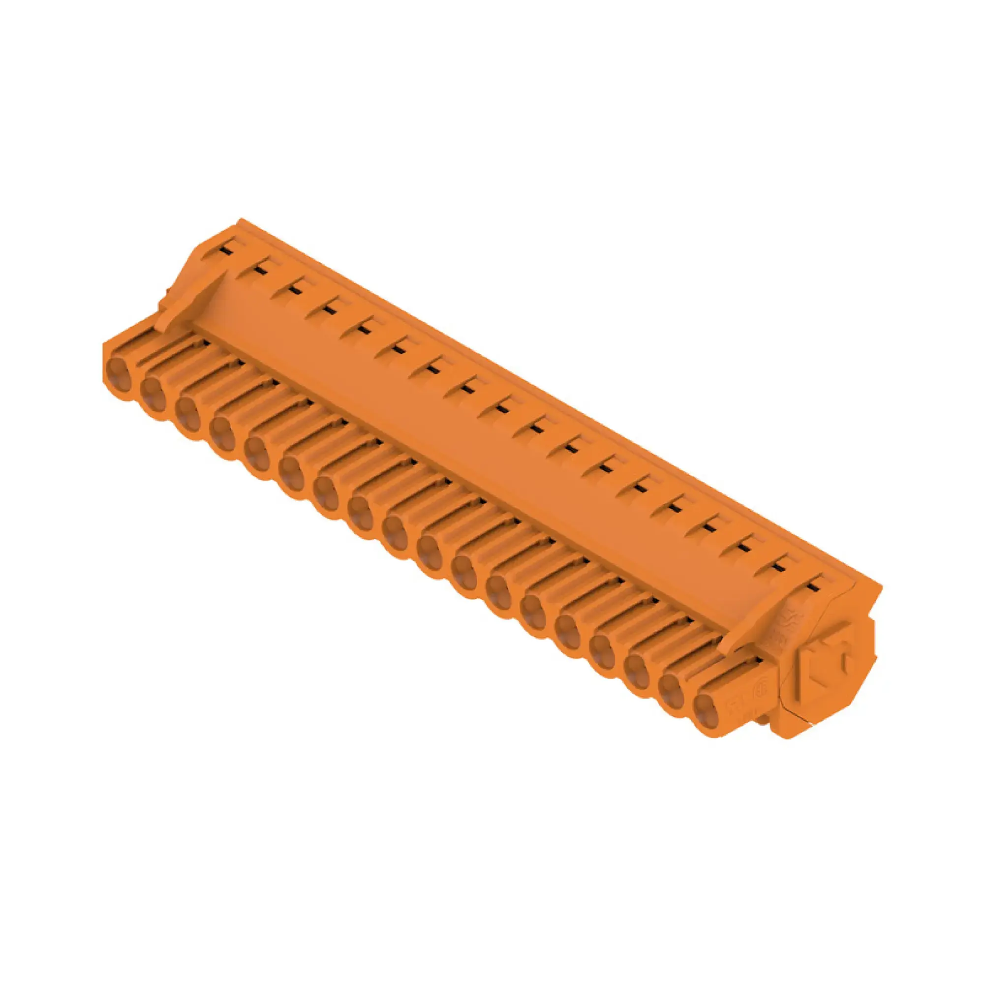 Weidmüller 1945910000 PCB connector (wire connection), 320 V, 17.5 A, Pitch in mm: 5.08, 4 mm², Number of poles: 18, Clamping yoke connection, Box (img_001) Weidmüller 1945910000 PCB connector (wire connection), 320 V, 17.5 A, Pitch in mm: 5.08, 4 mm², Number of poles: 18, Clamping yoke connection, Box (img_001)