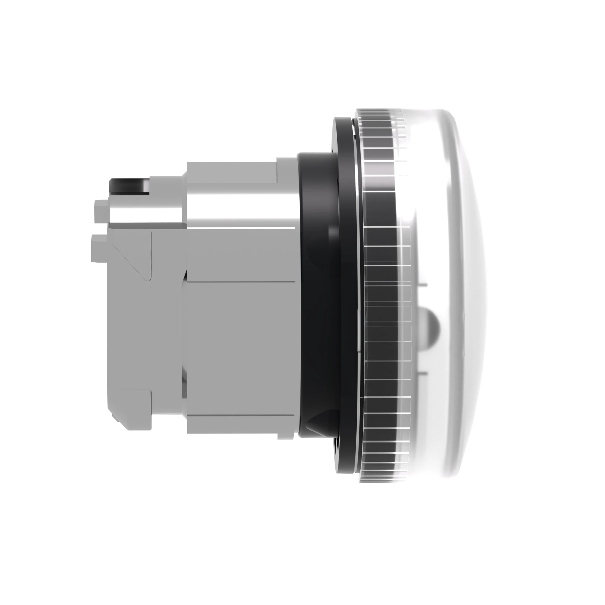 Schneider Electric ZB4BV01 Indicator light, Front element, Harmony XB4, Metal, 22mm, white, for incandescent bulb BA9s, smooth calotte (img_003)