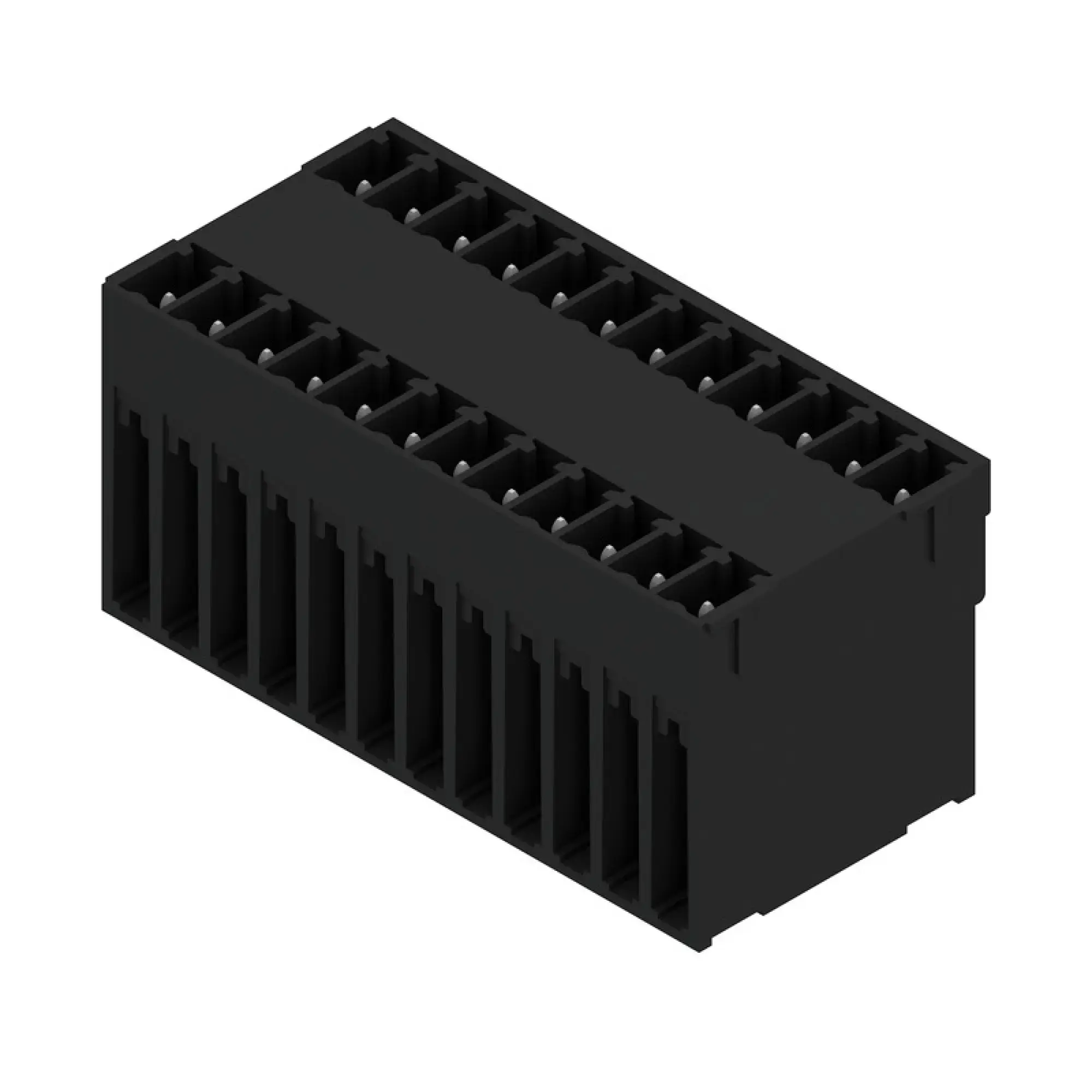 Weidmüller 1031410000 PCB connector (board connection), 160 V, 17.5 A, Pitch in mm: 3.81, Number of poles: 24, THT/THR solder connection, Box (img_001)