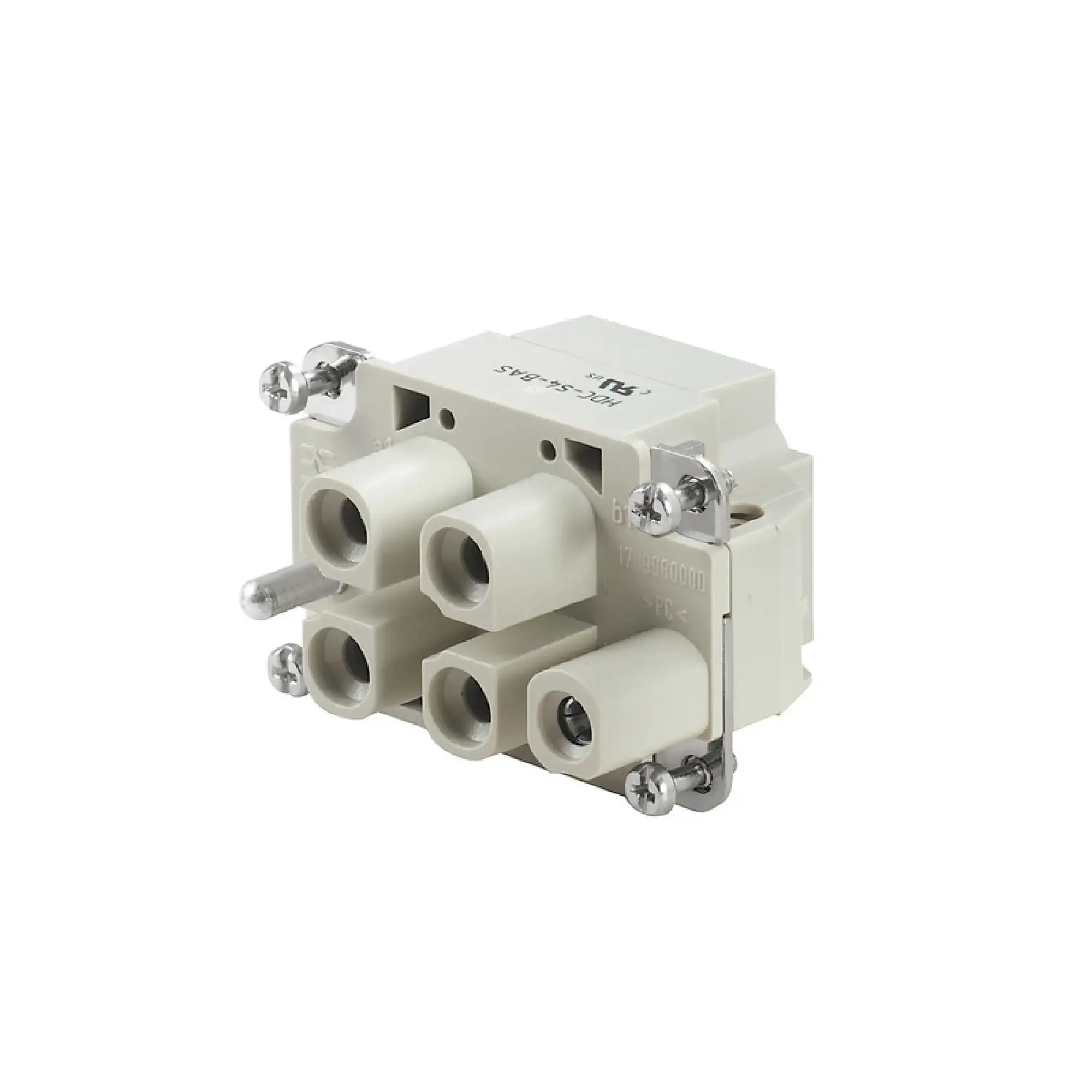 Weidmüller 1789980000 Contact insert (industry plug-in connectors), Female, 1000 V, 40 A, Number of poles: 4, Axial screw connection, Size: 3 (img_001) Weidmüller 1789980000 Contact insert (industry plug-in connectors), Female, 1000 V, 40 A, Number of poles: 4, Axial screw connection, Size: 3 (img_001)