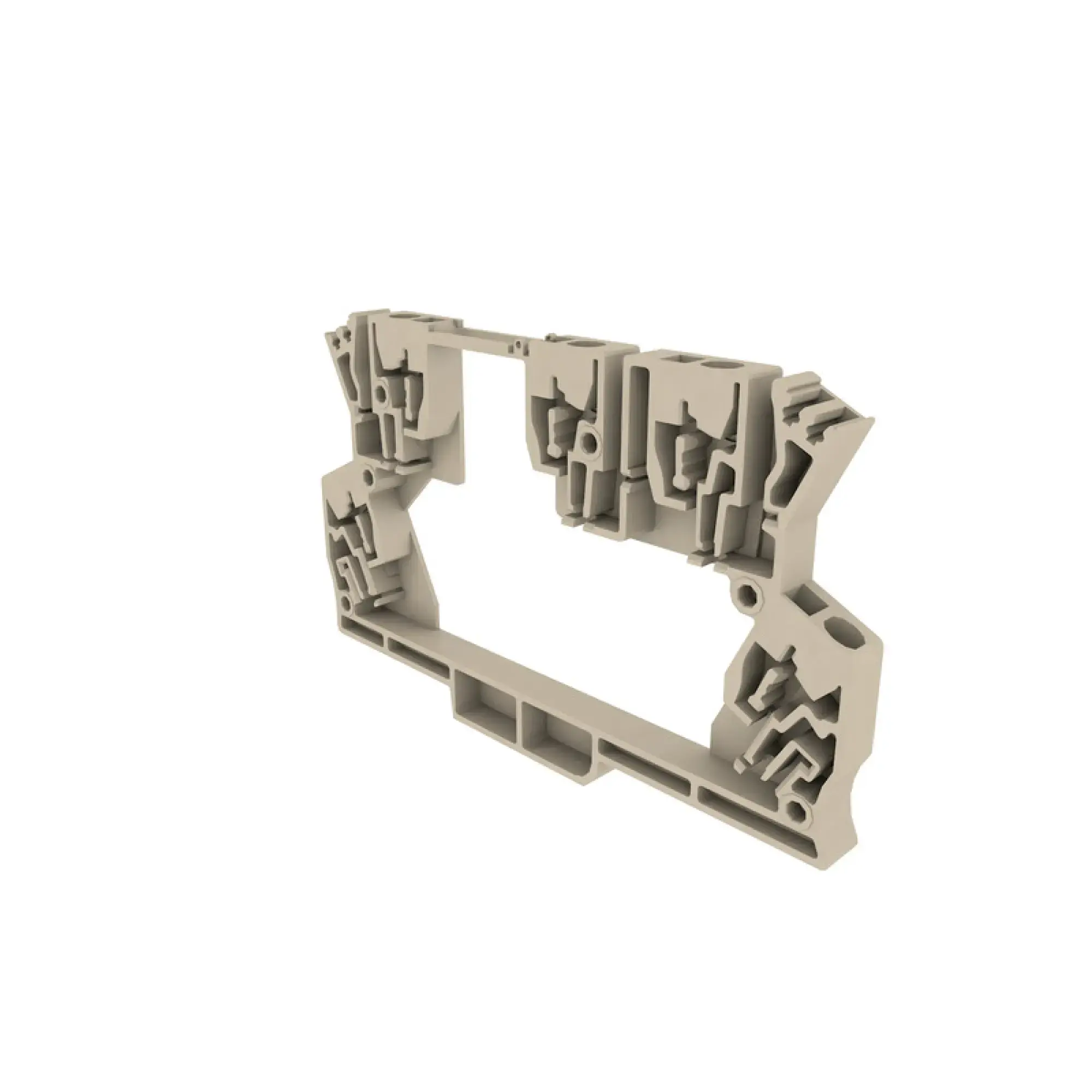 Weidmüller 2224240000 Extension frame (Small housing), Width: 8.5 , IP20 in installed state, Plastic, grey-beige (img_001)