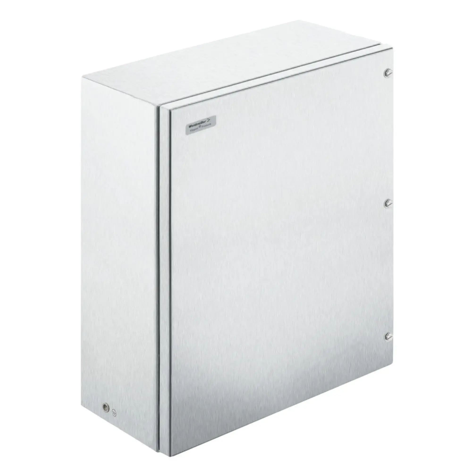 Weidmüller 8000071023 Ex metal housing, 400 x 500 x 200 mm, Brushed, Flange plate: Yes, Bottom, M6 hex-head slotted screws SW10 + hinges (img_001) Weidmüller 8000071023 Ex metal housing, 400 x 500 x 200 mm, Brushed, Flange plate: Yes, Bottom, M6 hex-head slotted screws SW10 + hinges (img_001)