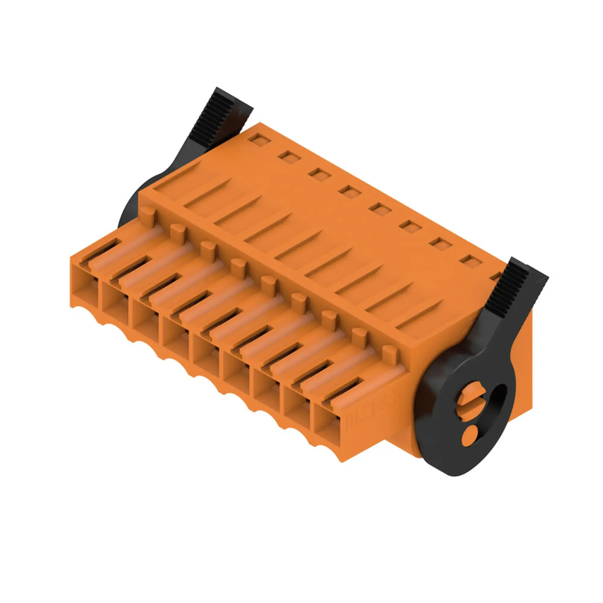 Weidmüller 1691640000 PCB connector (wire connection), 160 V, 14.5 A, Pitch in mm: 3.50, 1.5 mm², Number of poles: 9, Tension-clamp connection, Box BLZF 3.50/09/180LH SN OR BX (img_001) Weidmüller 1691640000 PCB connector (wire connection), 160 V, 14.5 A, Pitch in mm: 3.50, 1.5 mm², Number of poles: 9, Tension-clamp connection, Box BLZF 3.50/09/180LH SN OR BX (img_001)