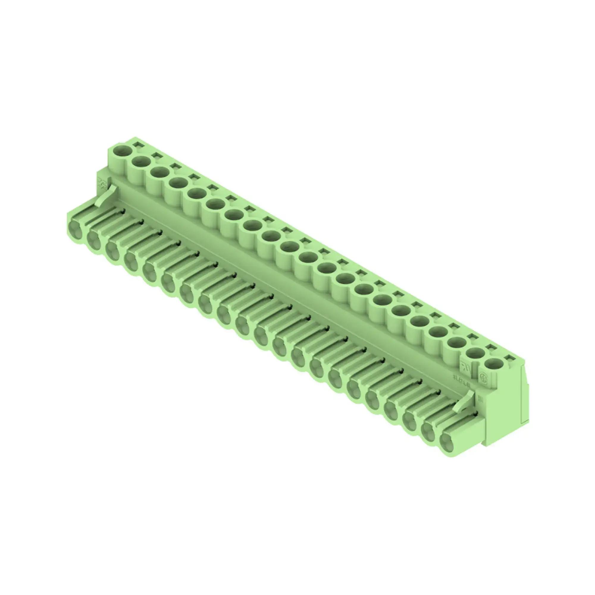 Weidmüller 2018090000 PCB connector (wire connection), 320 V, 23 A, Pitch in mm: 5.08, 4 mm², Number of poles: 21, Clamping yoke connection, Box (img_001) Weidmüller 2018090000 PCB connector (wire connection), 320 V, 23 A, Pitch in mm: 5.08, 4 mm², Number of poles: 21, Clamping yoke connection, Box (img_001)