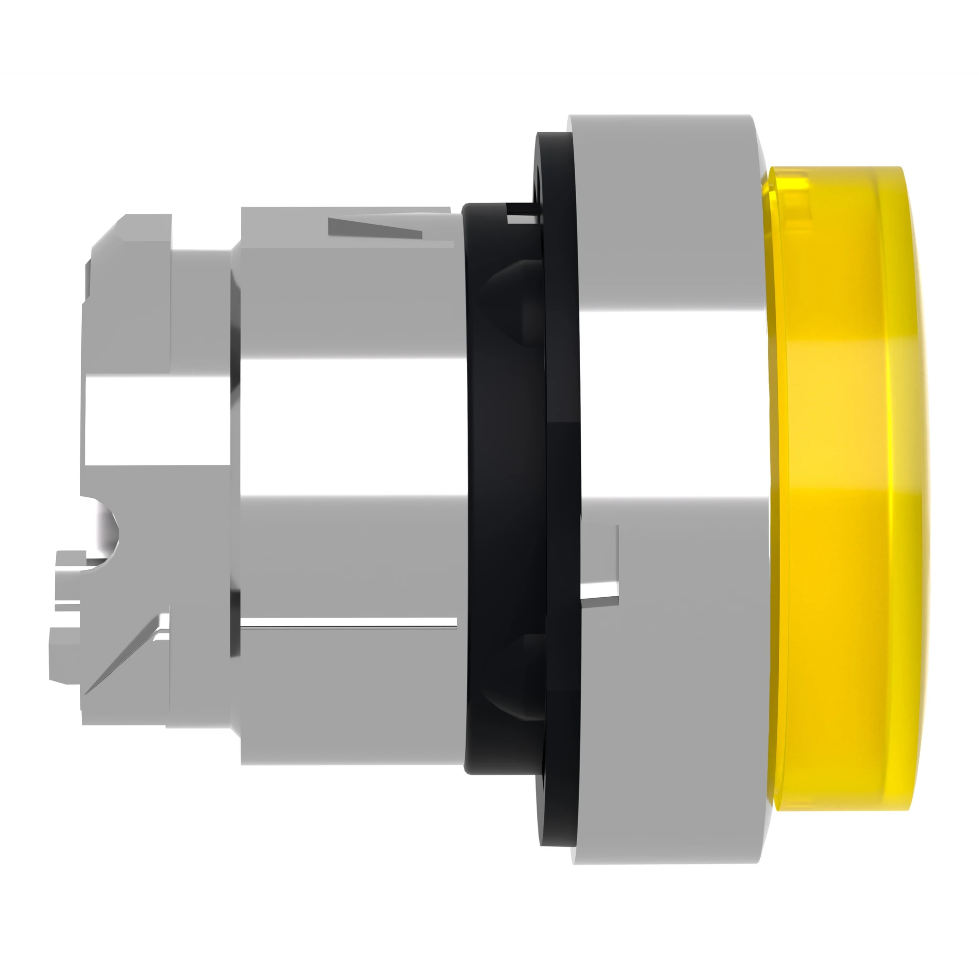 Schneider Electric ZB4BW183 Illuminated push-button, front element, Harmony XB4, metal, 22mm, yellow, protruding, unlabeled, for universal LED (img_003) Schneider Electric ZB4BW183 Illuminated push-button, front element, Harmony XB4, metal, 22mm, yellow, protruding, unlabeled, for universal LED (img_003)