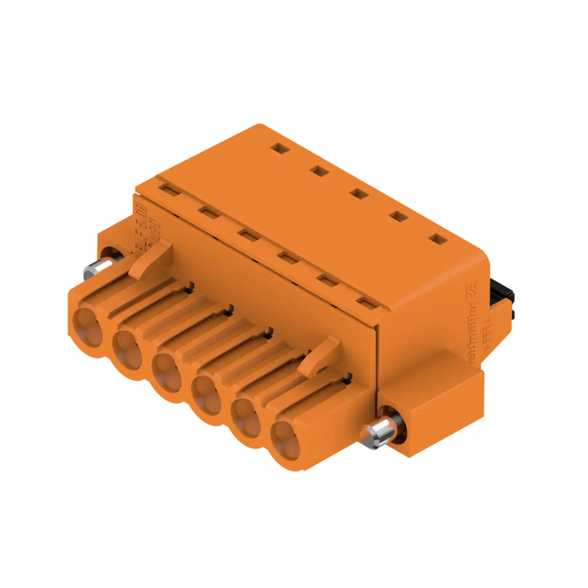 Weidmüller 1013130000 PCB connector (wire connection), 320 V, 24 A, Pitch in mm: 5.08, 3.31 mm², Number of poles: 6, PUSH IN with actuator, Box (img_001)