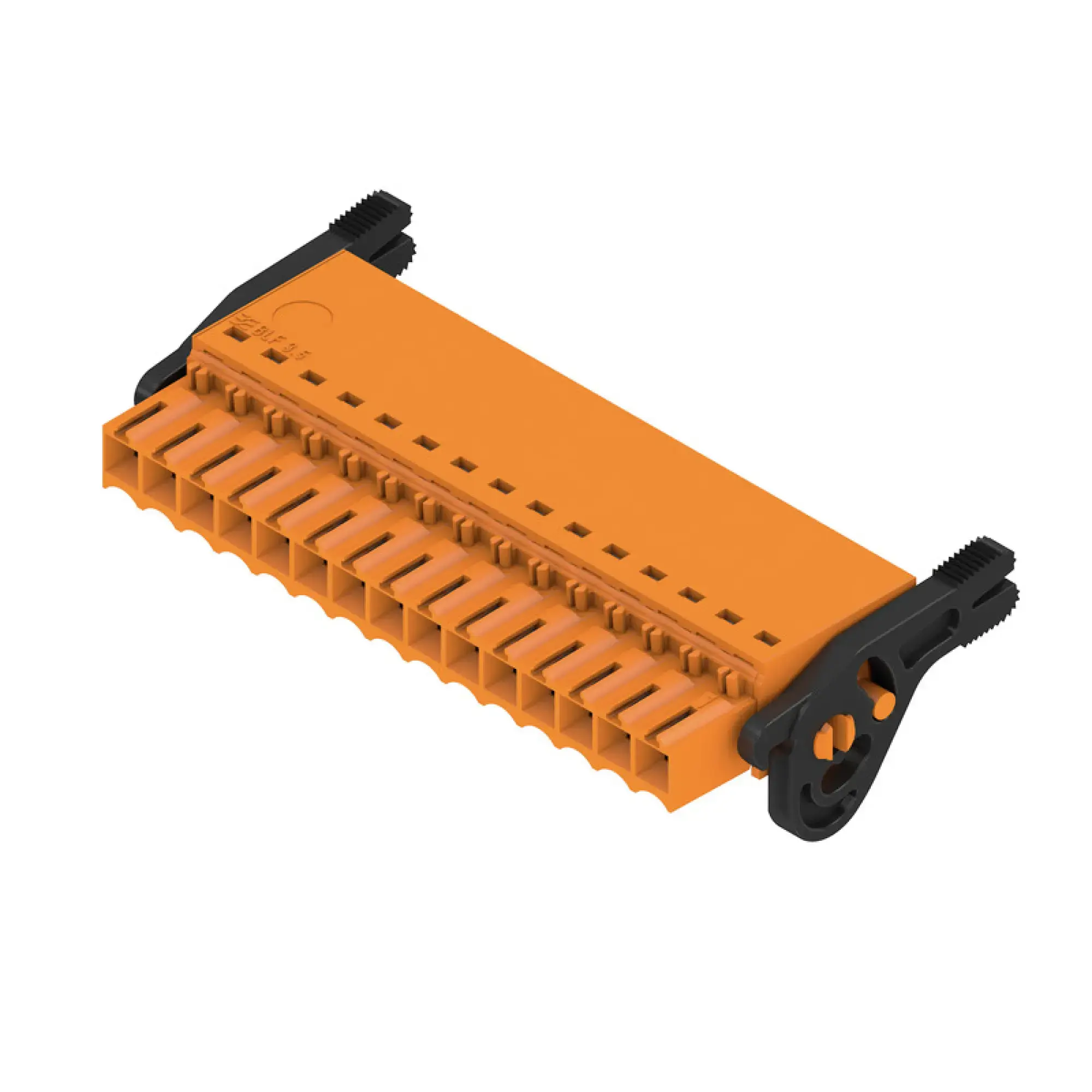 Weidmüller 2459810000 PCB connector (wire connection), 160 V, 17.5 A, Pitch in mm: 3.50, 1.5 mm², Number of poles: 15, PUSH IN with actuator, Box (img_001)