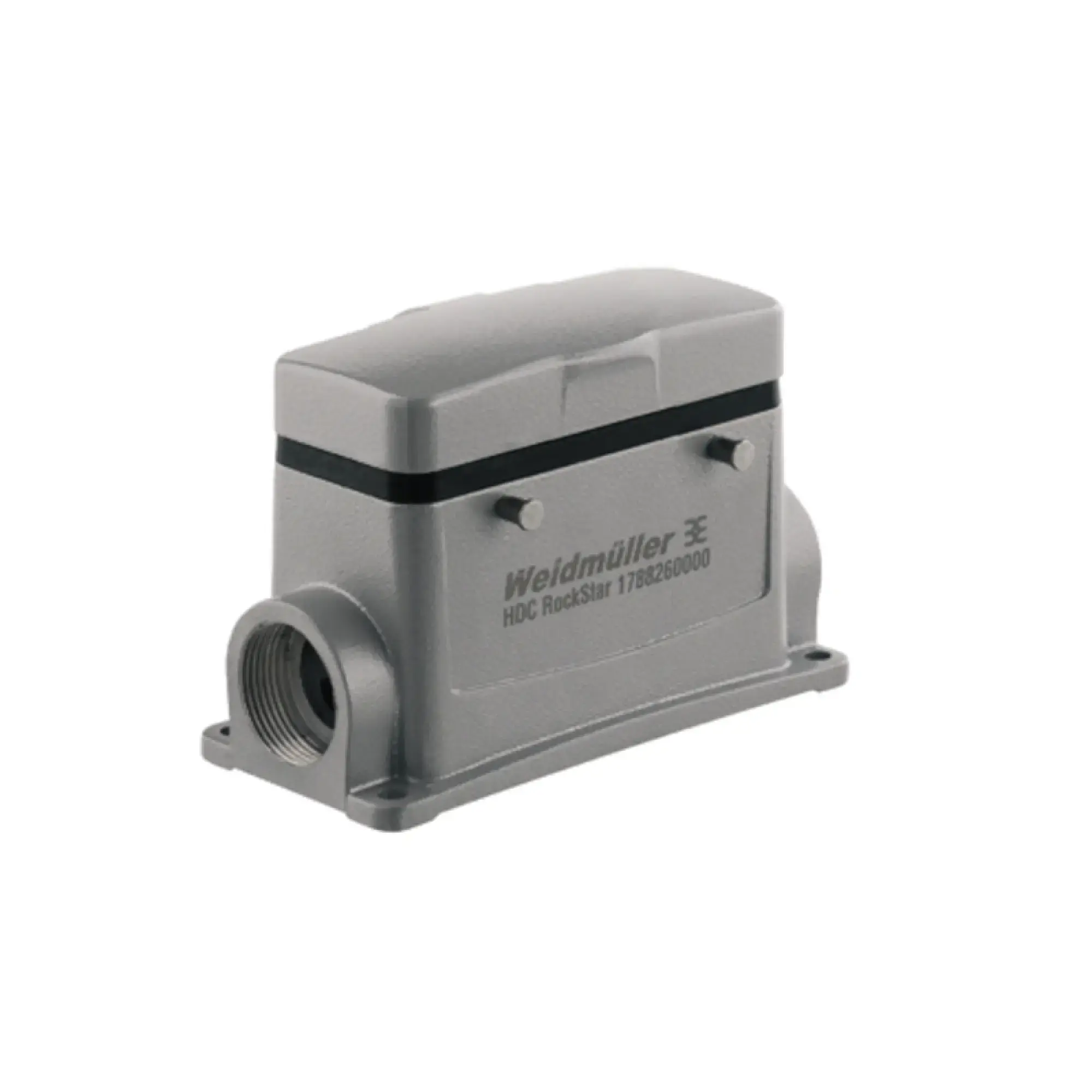 Weidmüller 2454650000 Housing (industry plug-in connectors), Base housing, Side-locking clamp on upper side, Size: 6, IP65 (in plugged condition) (img_001)